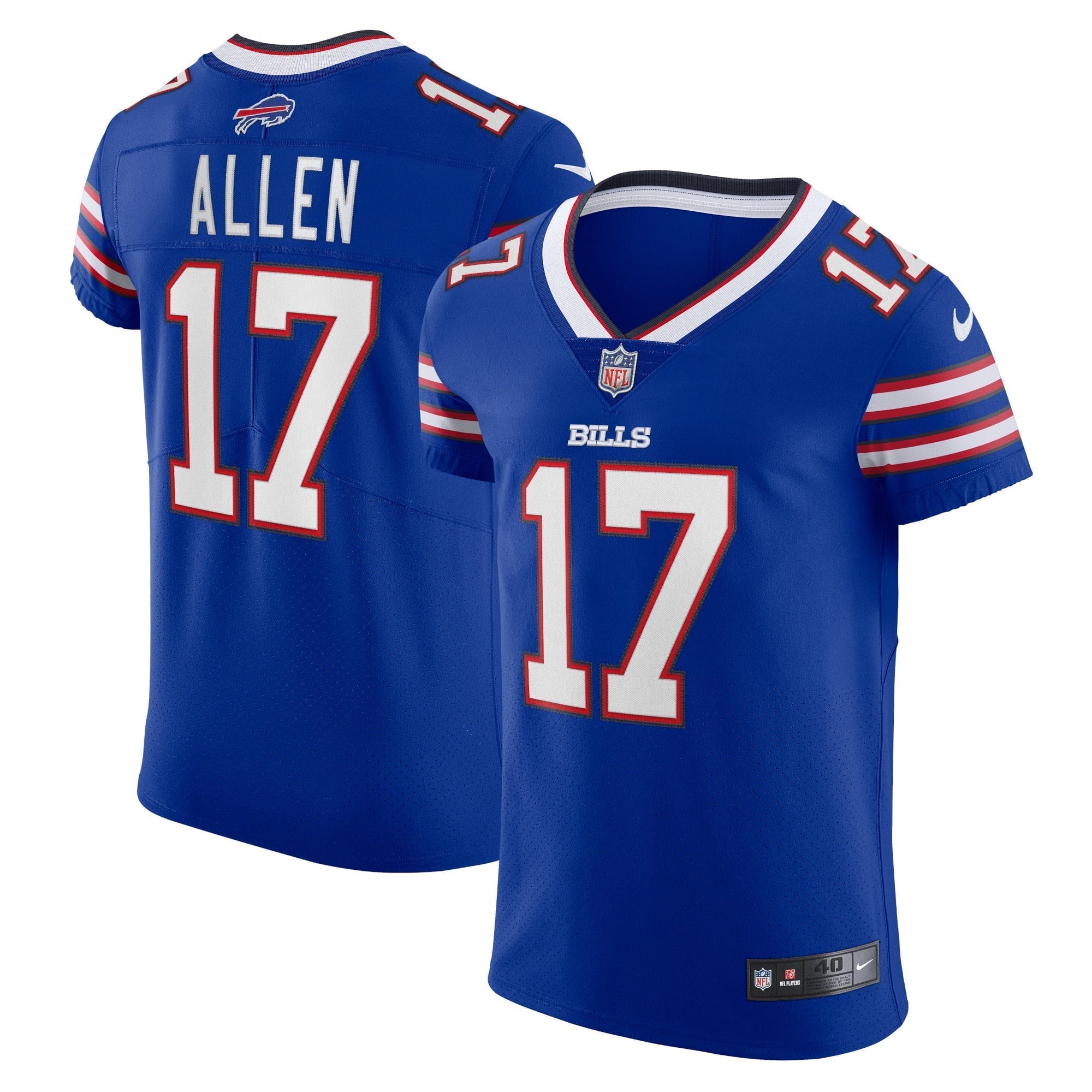 Men s Nike Josh Allen Royal Buffalo Bills Vapor Elite Player Jersey