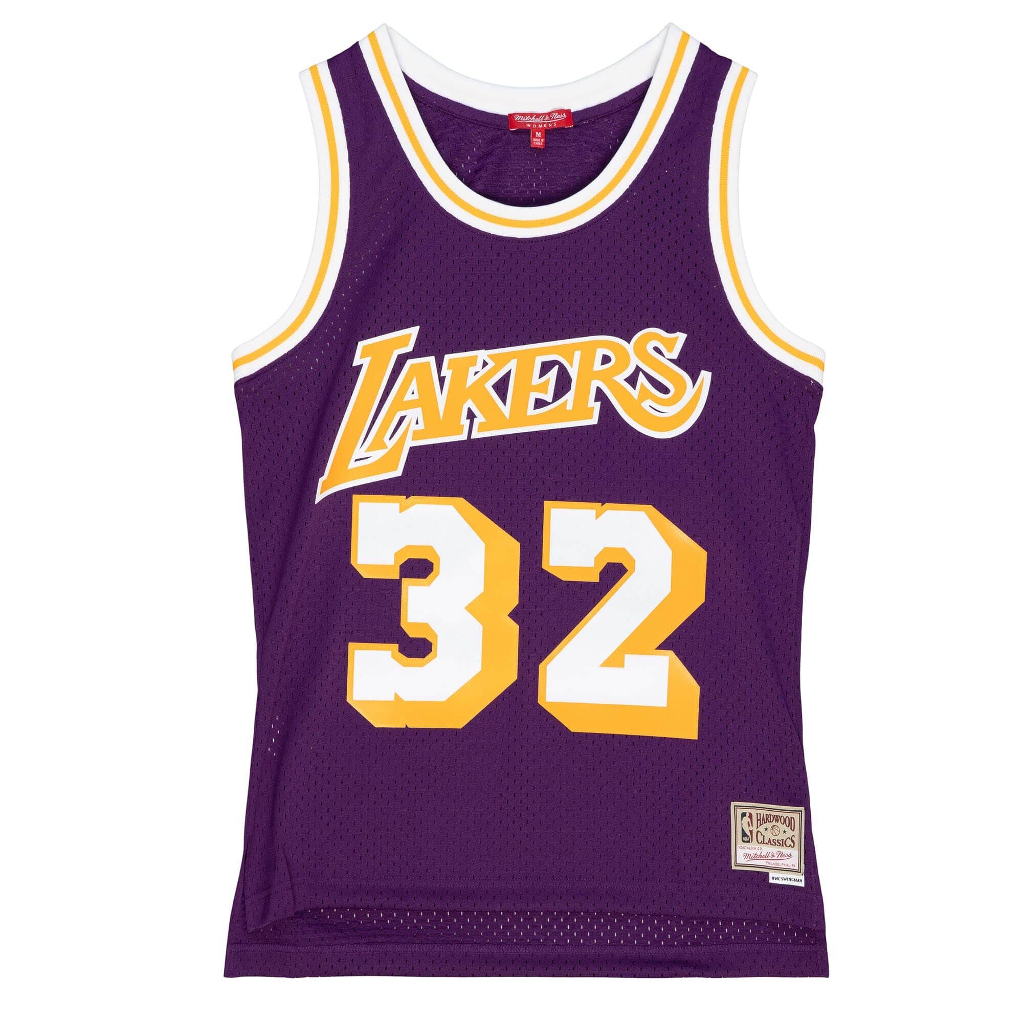 Women's Swingman Magic Johnson Los Angeles Lakers 1984 Jersey