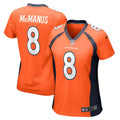 Women s Nike Brandon McManus Orange Denver Broncos Game Jersey