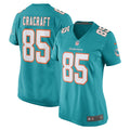 River Cracraft Miami Dolphins Nike Women s Game Player Jersey   Aqua
