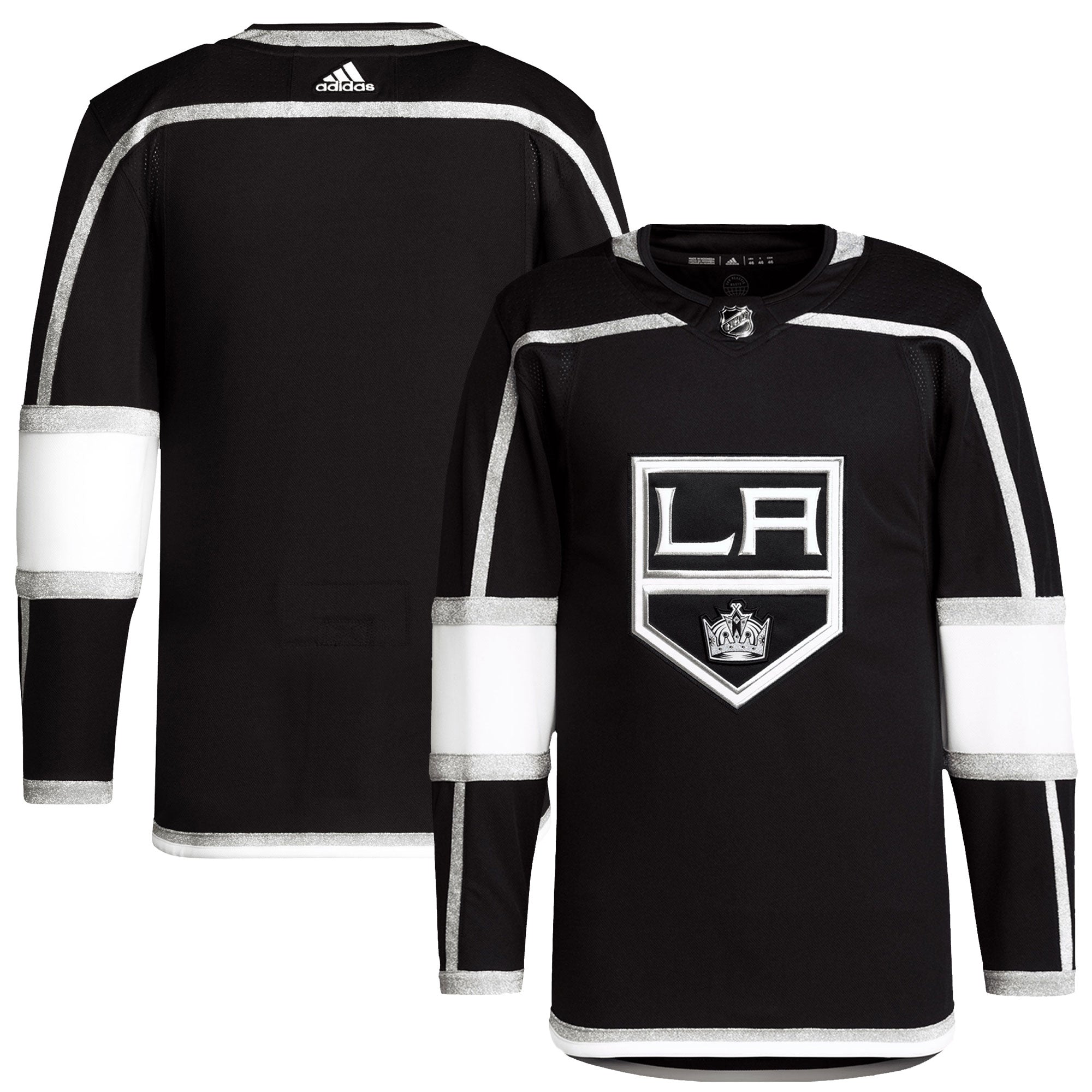Los Angeles Kings adidas Home Primegreen Authentic Pro Blank Jersey - Black
