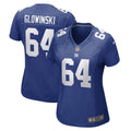 Women s Nike Mark Glowinski Royal New York Giants Game Player Jersey