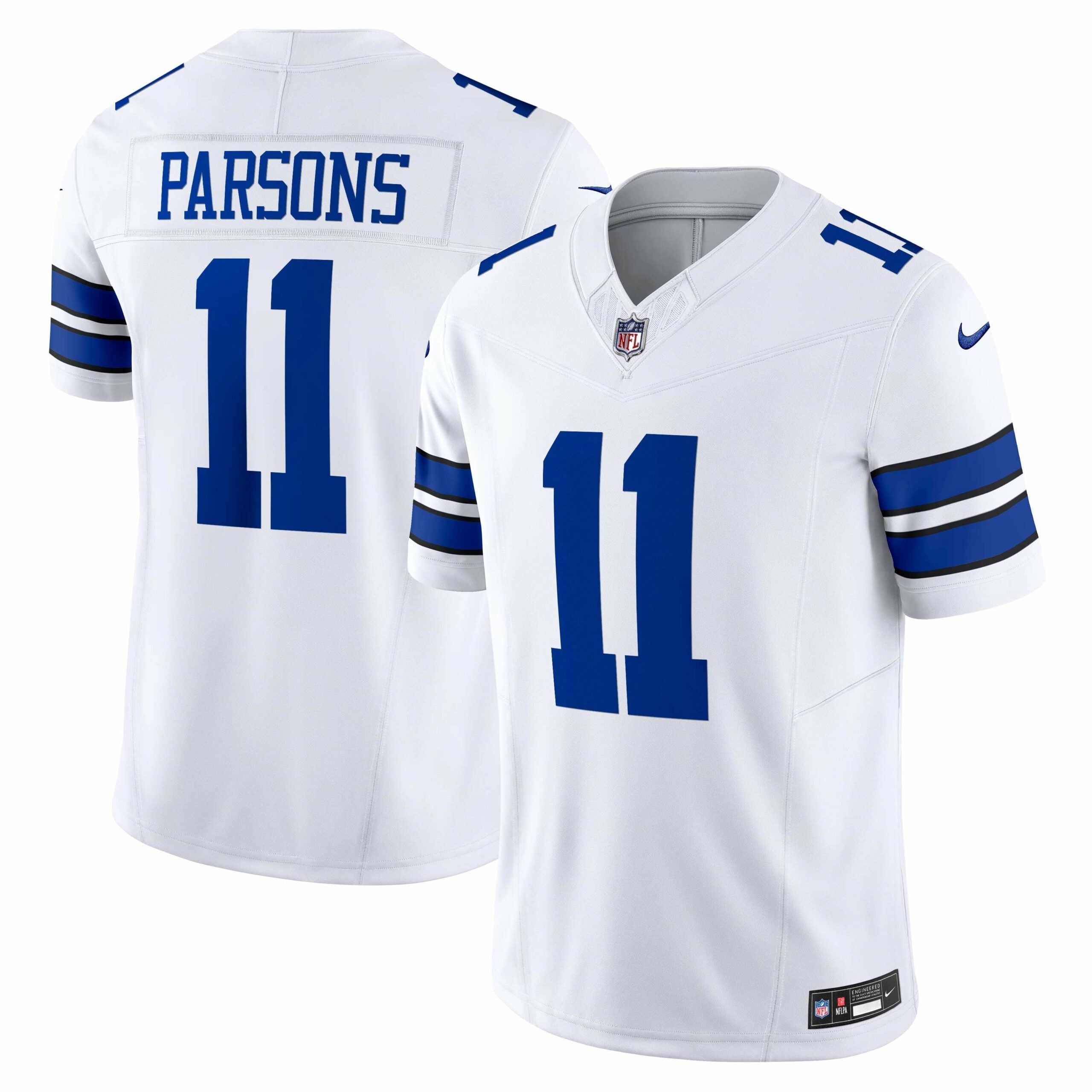 Men s Nike Micah Parsons White Dallas Cowboys Vapor F.U.S.E. Limited Jersey