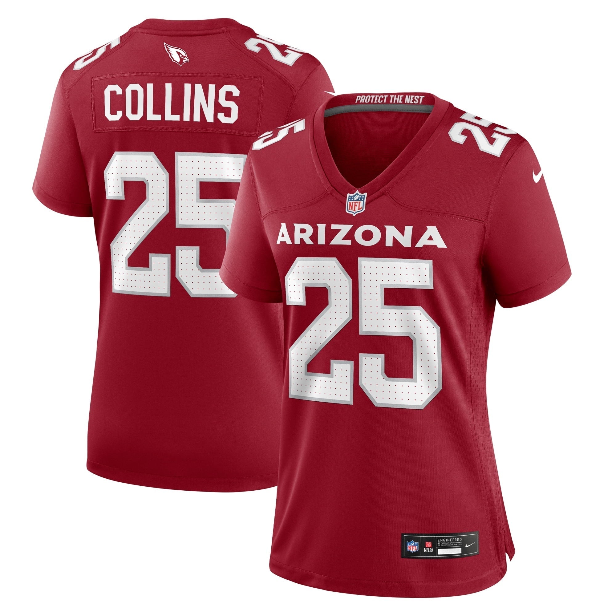 Women s Nike Zaven Collins Cardinal Arizona Cardinals Home Game Jersey