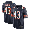 DeMarquis Gates Chicago Bears Nike Game Player Jersey   Navy
