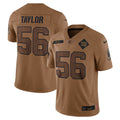 Lawrence Taylor New York Giants Nike 2023 Salute To Service Retired Player Limited Jersey Brown