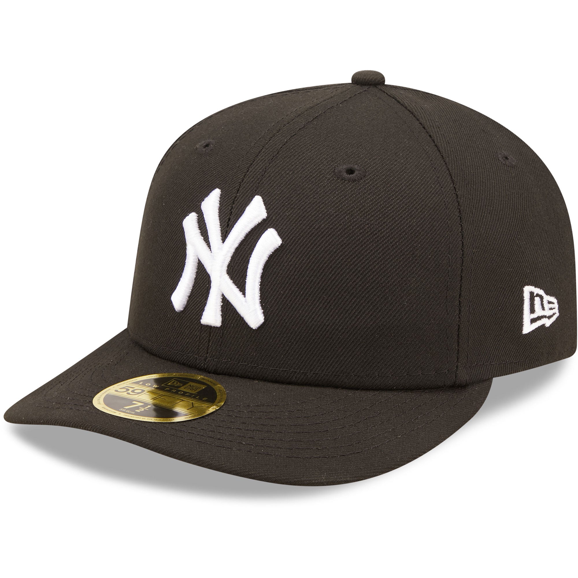 New York Yankees New Era Black & White Low Profile 59FIFTY Fitted Hat