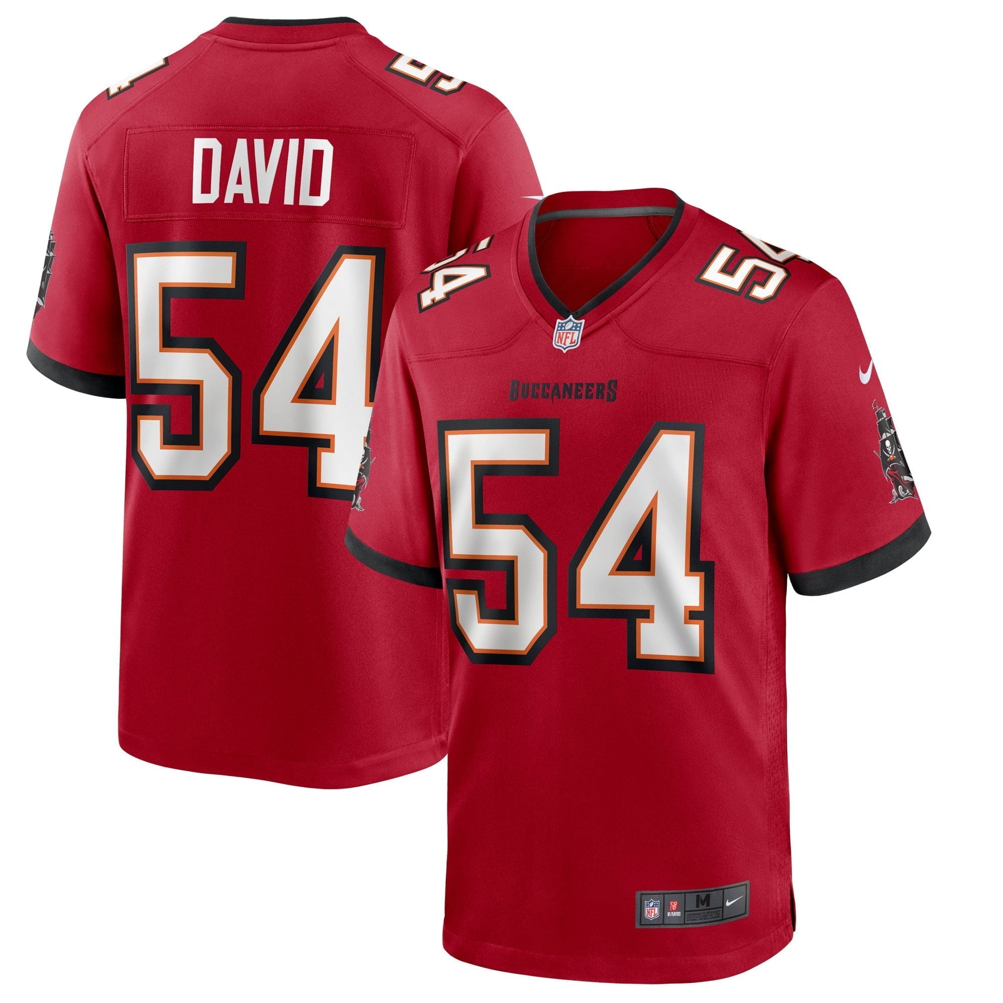 Men s Nike Lavonte David Red Tampa Bay Buccaneers Game Jersey