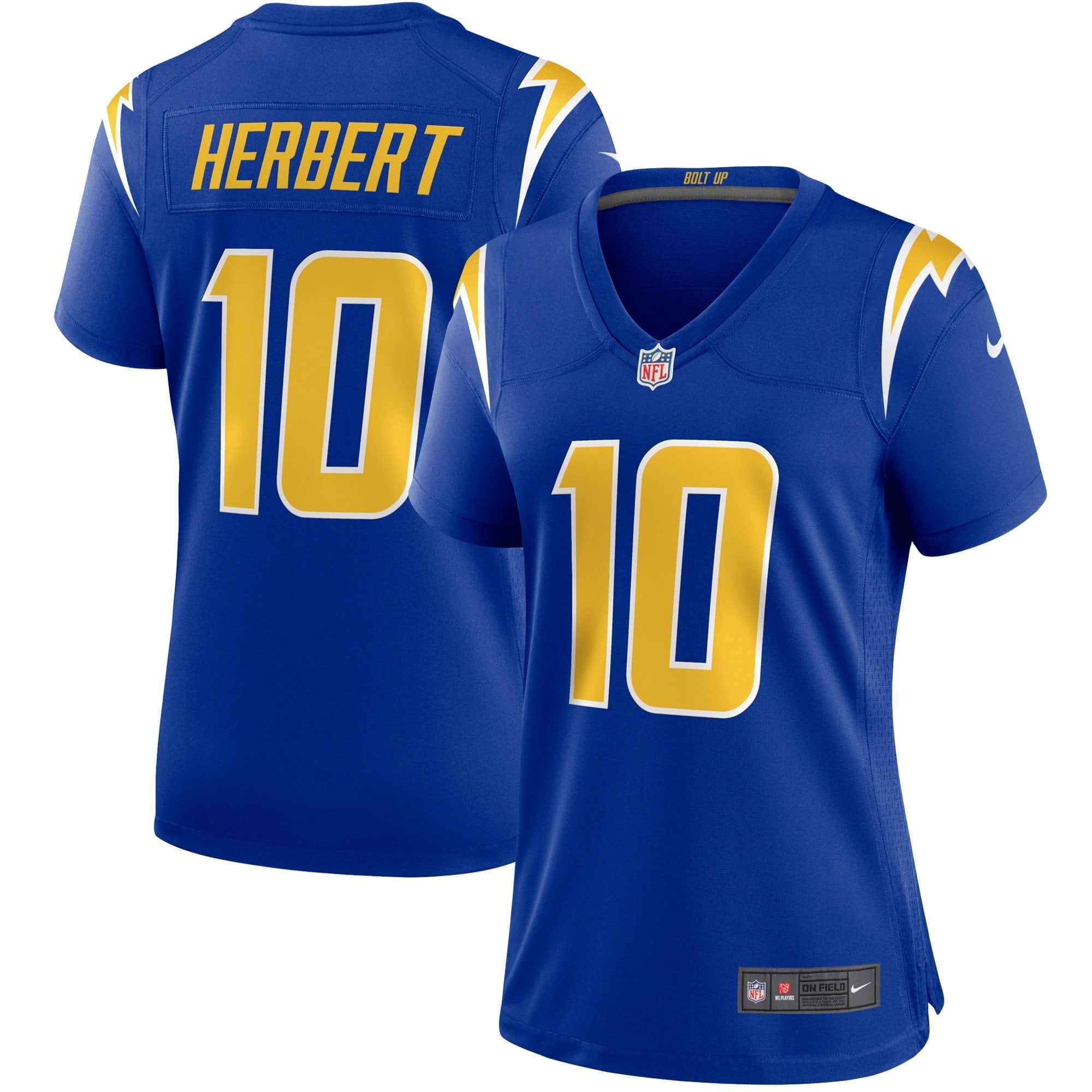Women s Nike Justin Herbert Royal Los Angeles Chargers Game Jersey