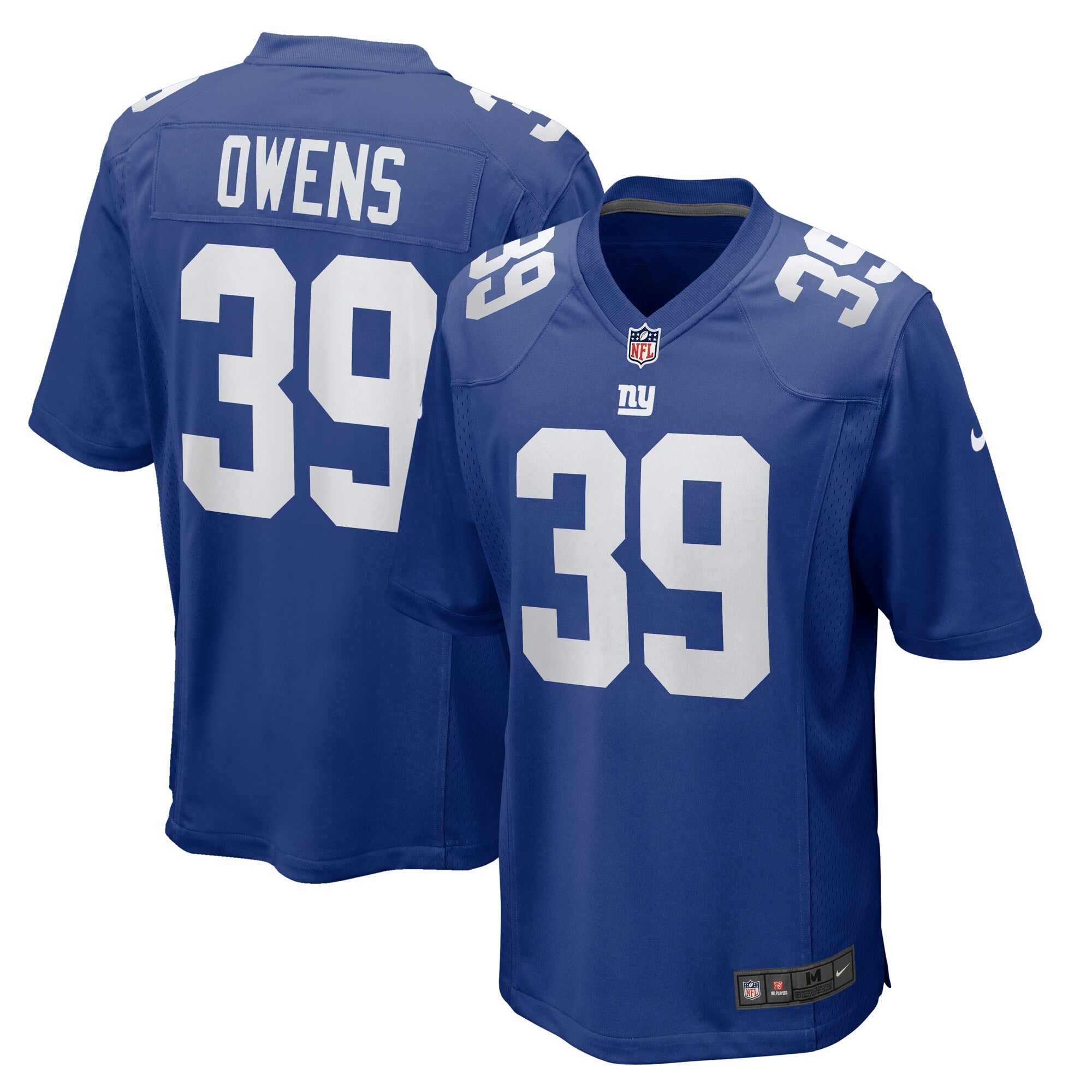 Gervarrius Owens New York Giants Nike Team Game Jersey Royal