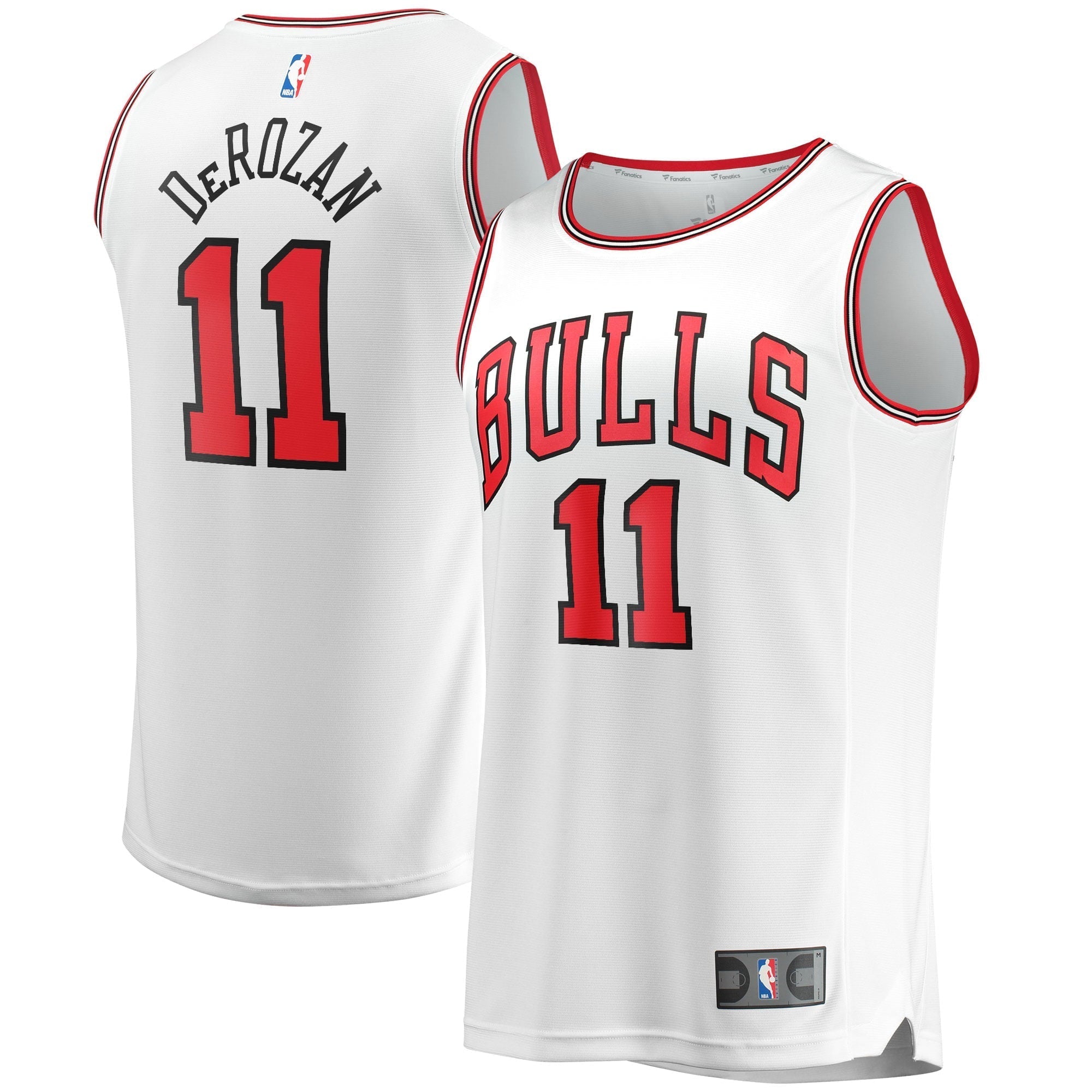 Youth Fanatics Branded DeMar DeRozan White Chicago Bulls 2021/22 Fast Break Jersey - Association Edition