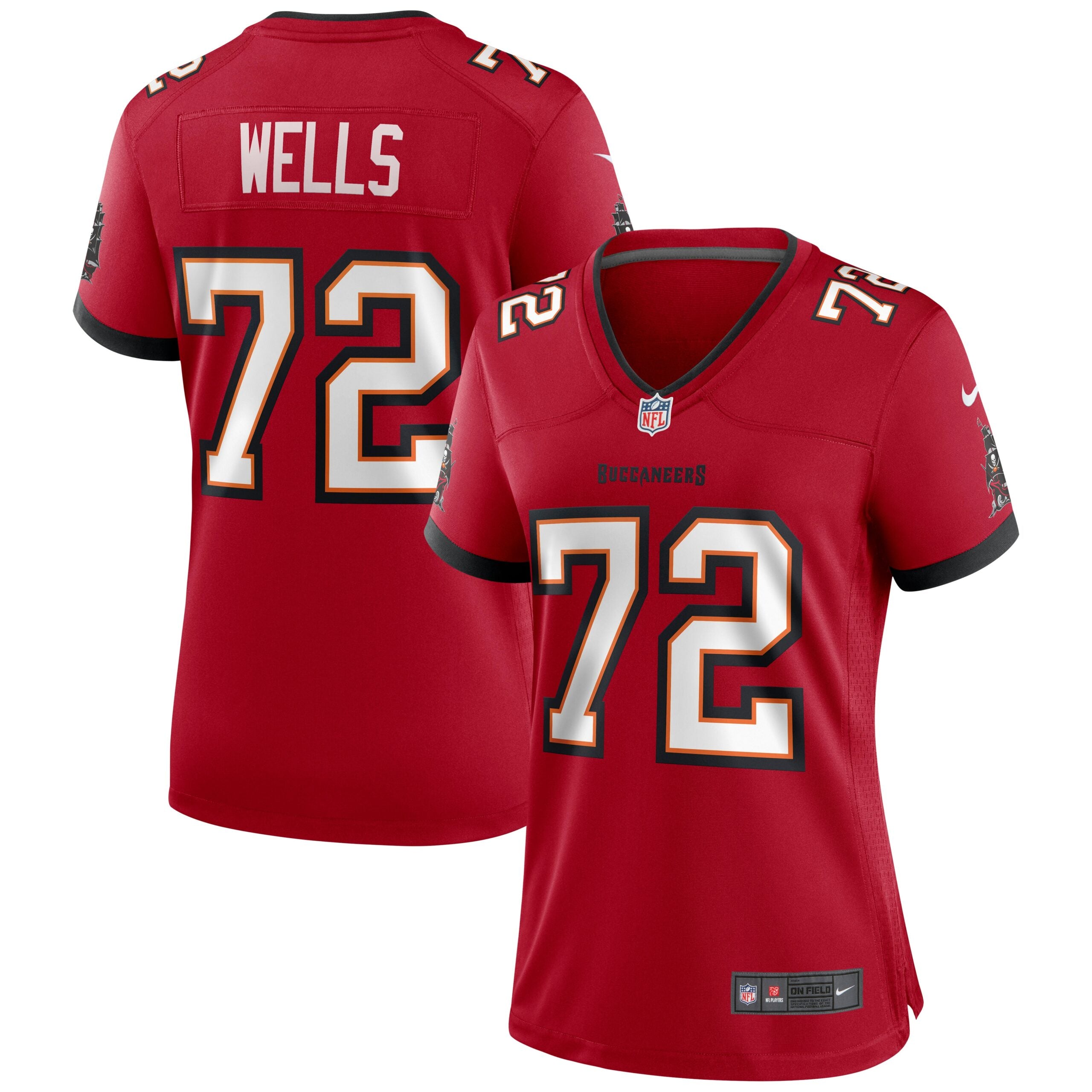 Josh Wells Tampa Bay Buccaneers Nike Women s Game Jersey   Red