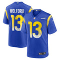 Men s Nike John Wolford Royal Los Angeles Rams Game Player Jersey
