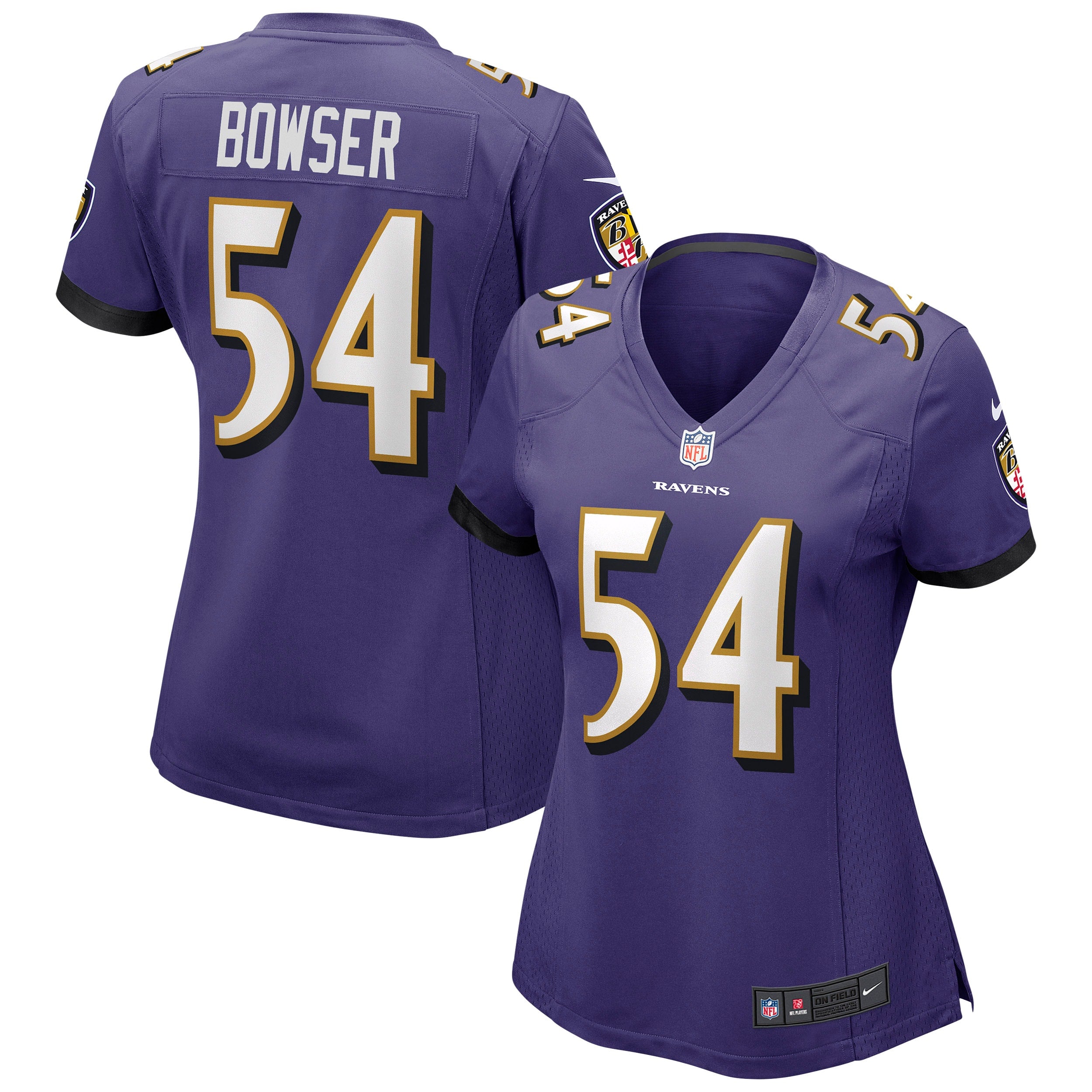 Tyus Bowser Baltimore Ravens Nike Women s Game Jersey   Purple