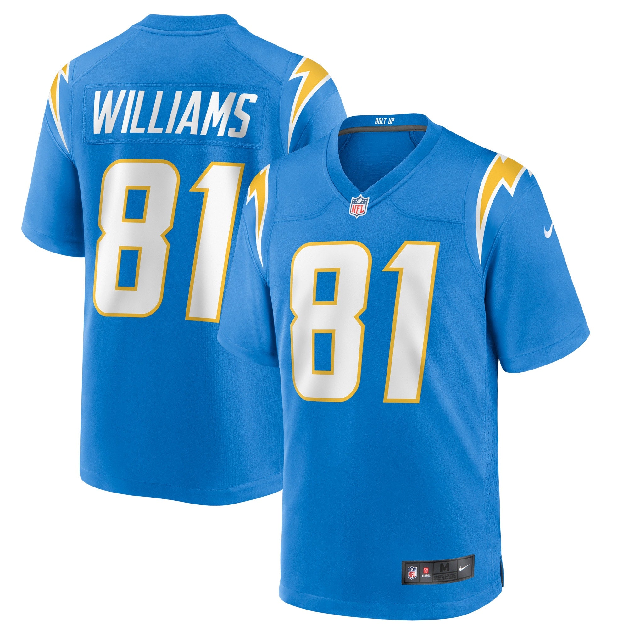 Mike Williams Los Angeles Chargers Nike Game Jersey   Powder Blue