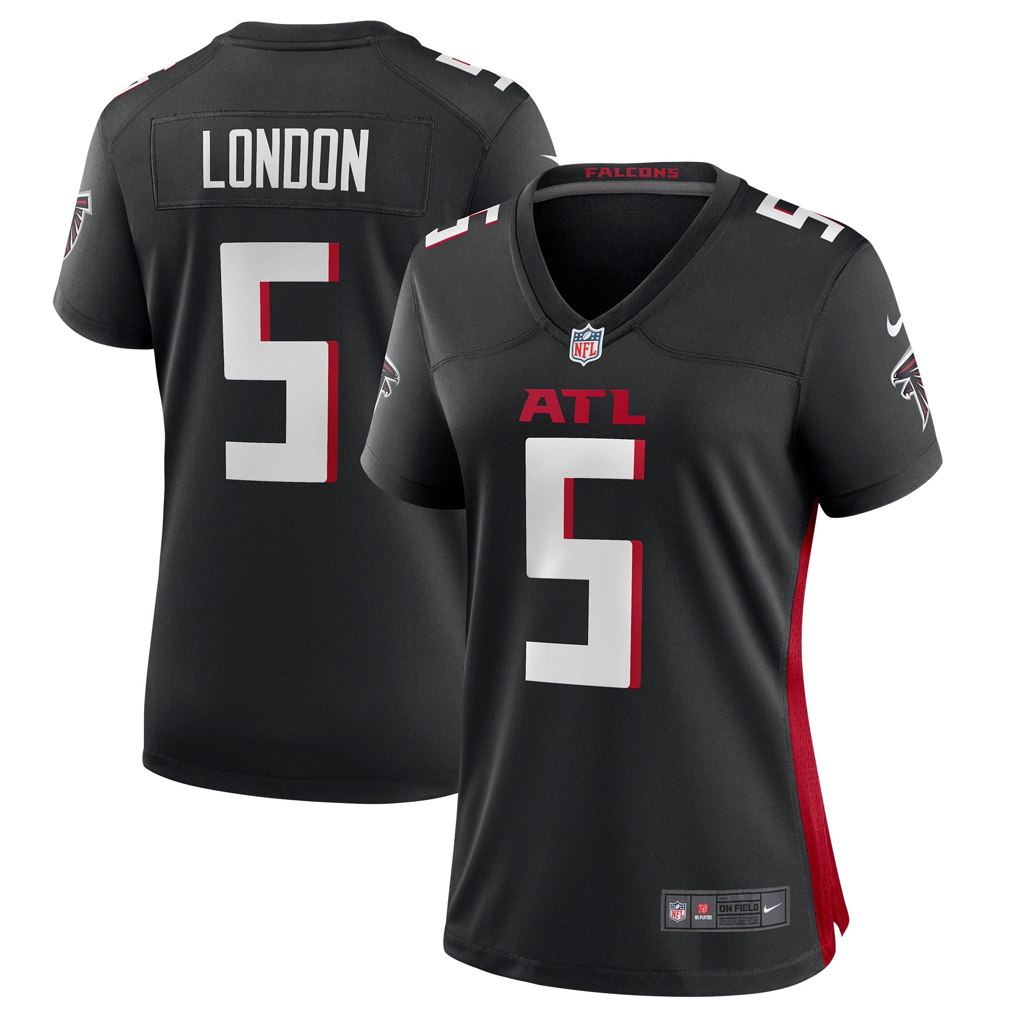 Women s Nike Drake London Black Atlanta Falcons Player Game Jersey