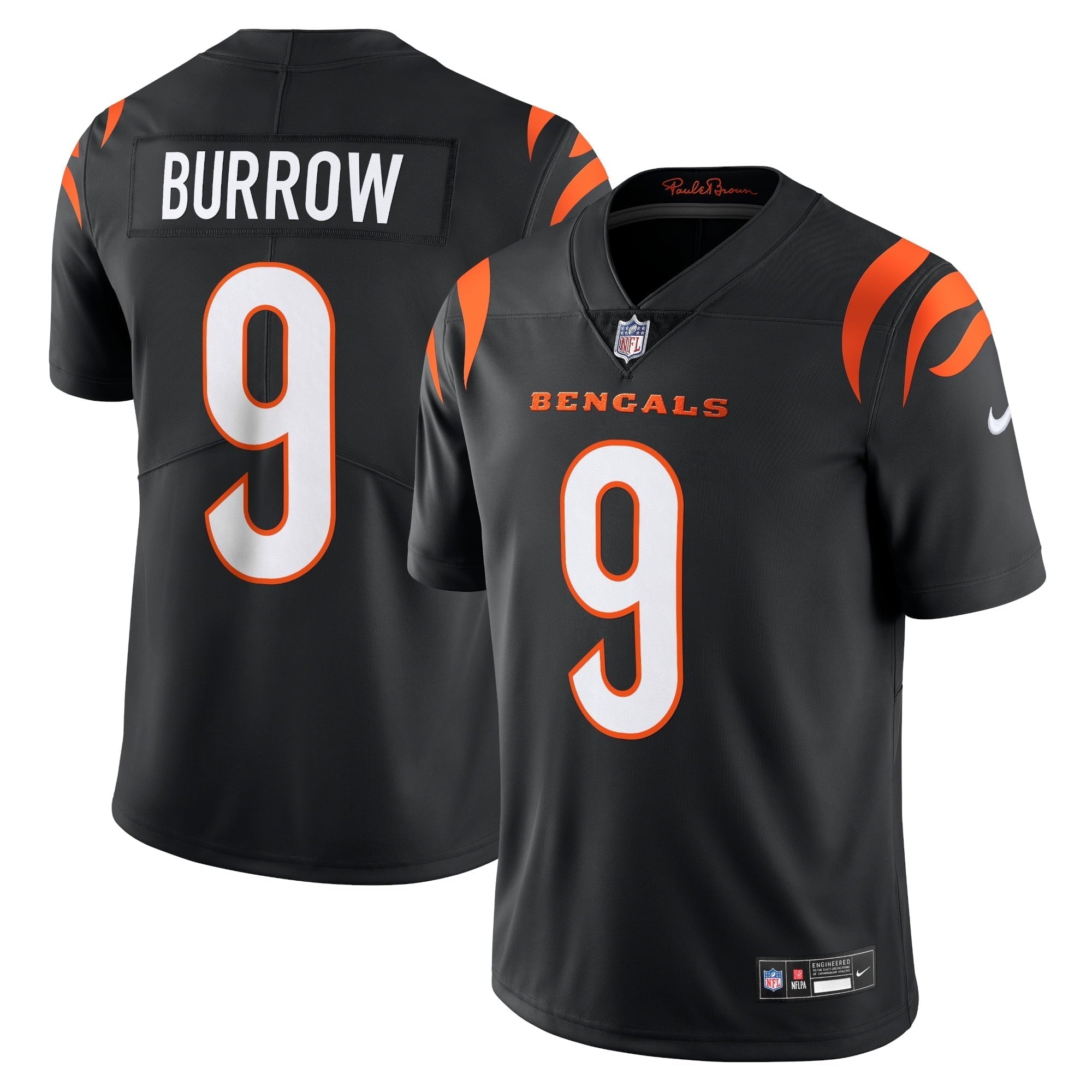 Men s Nike Joe Burrow Black Cincinnati Bengals  Vapor Untouchable Limited Jersey