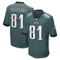 Grant Calcaterra Philadelphia Eagles Nike Game Player Jersey   Midnight Green