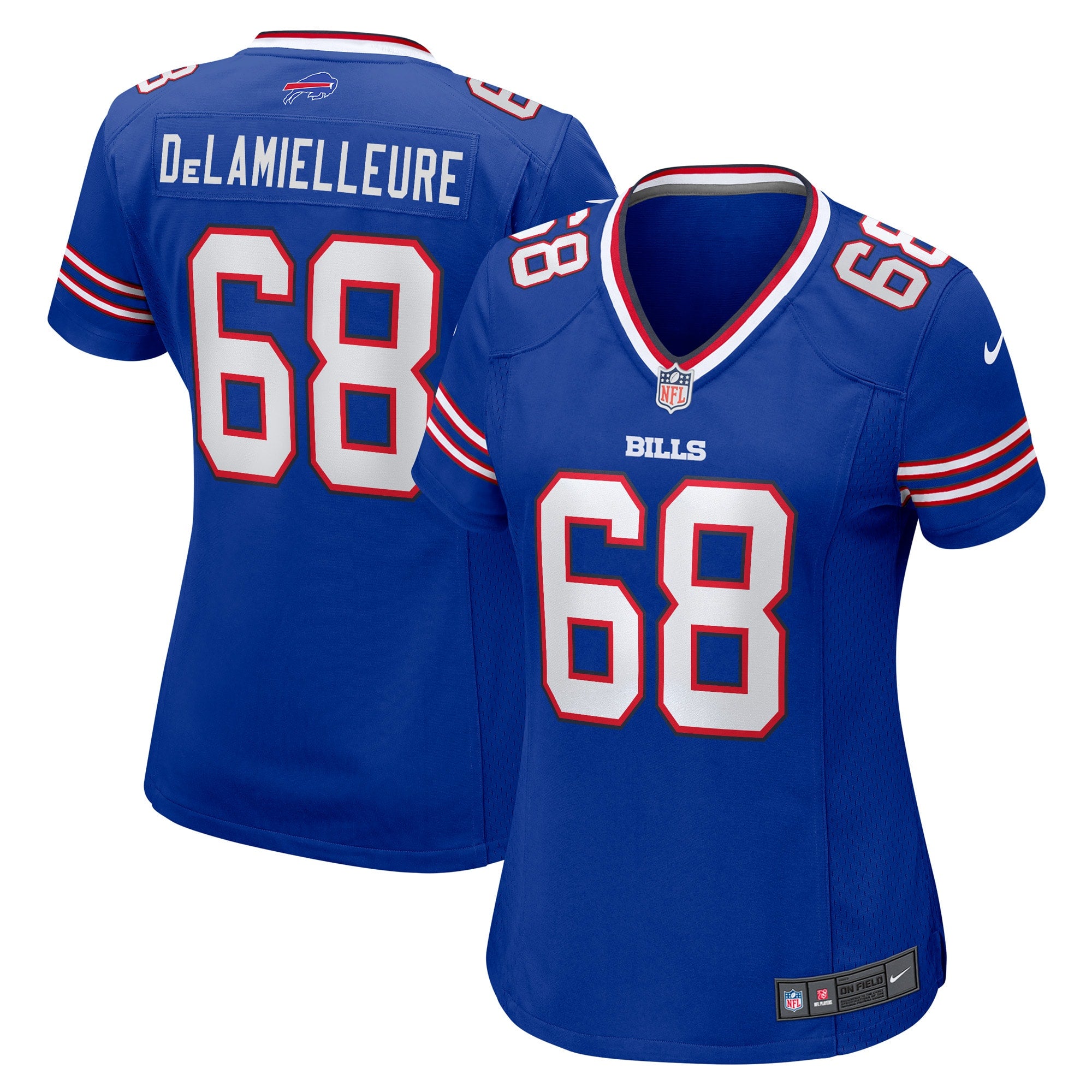 Joe DeLamielleure Buffalo Bills Nike Women s Game Retired Player Jersey   Royal