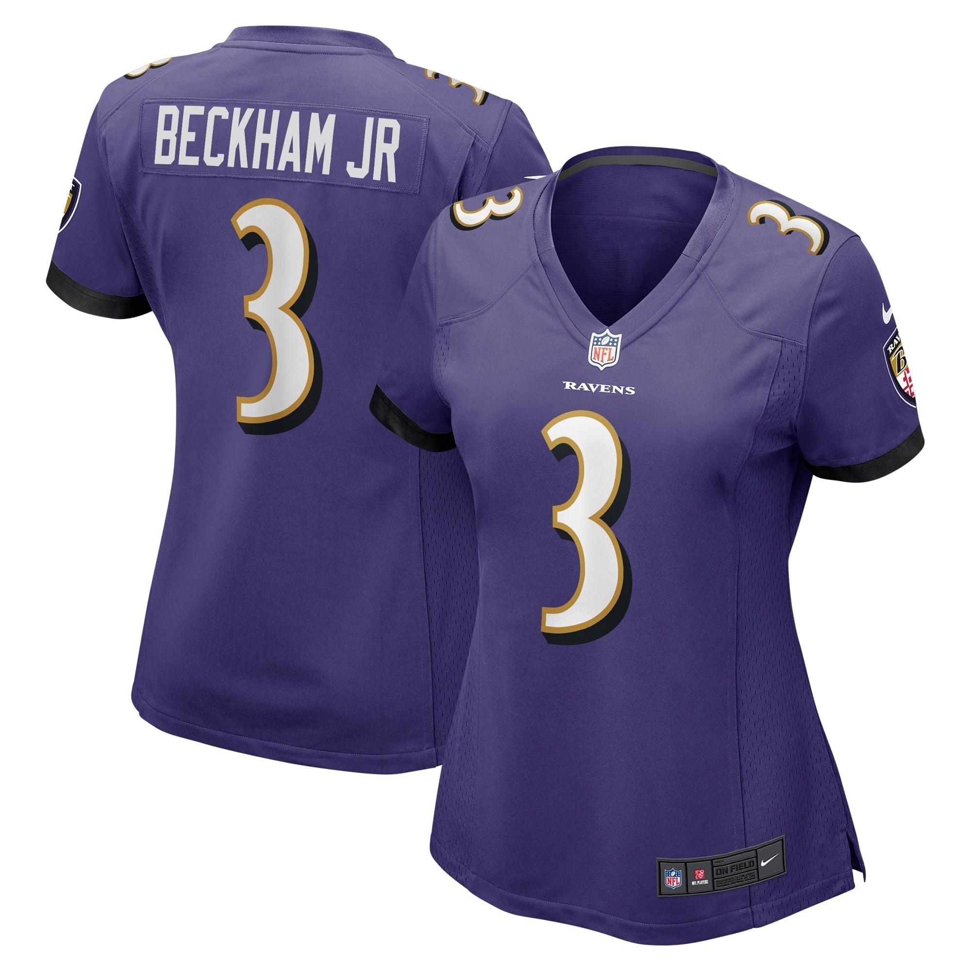 Women s Nike Odell Beckham Jr. Purple Baltimore Ravens Game Jersey