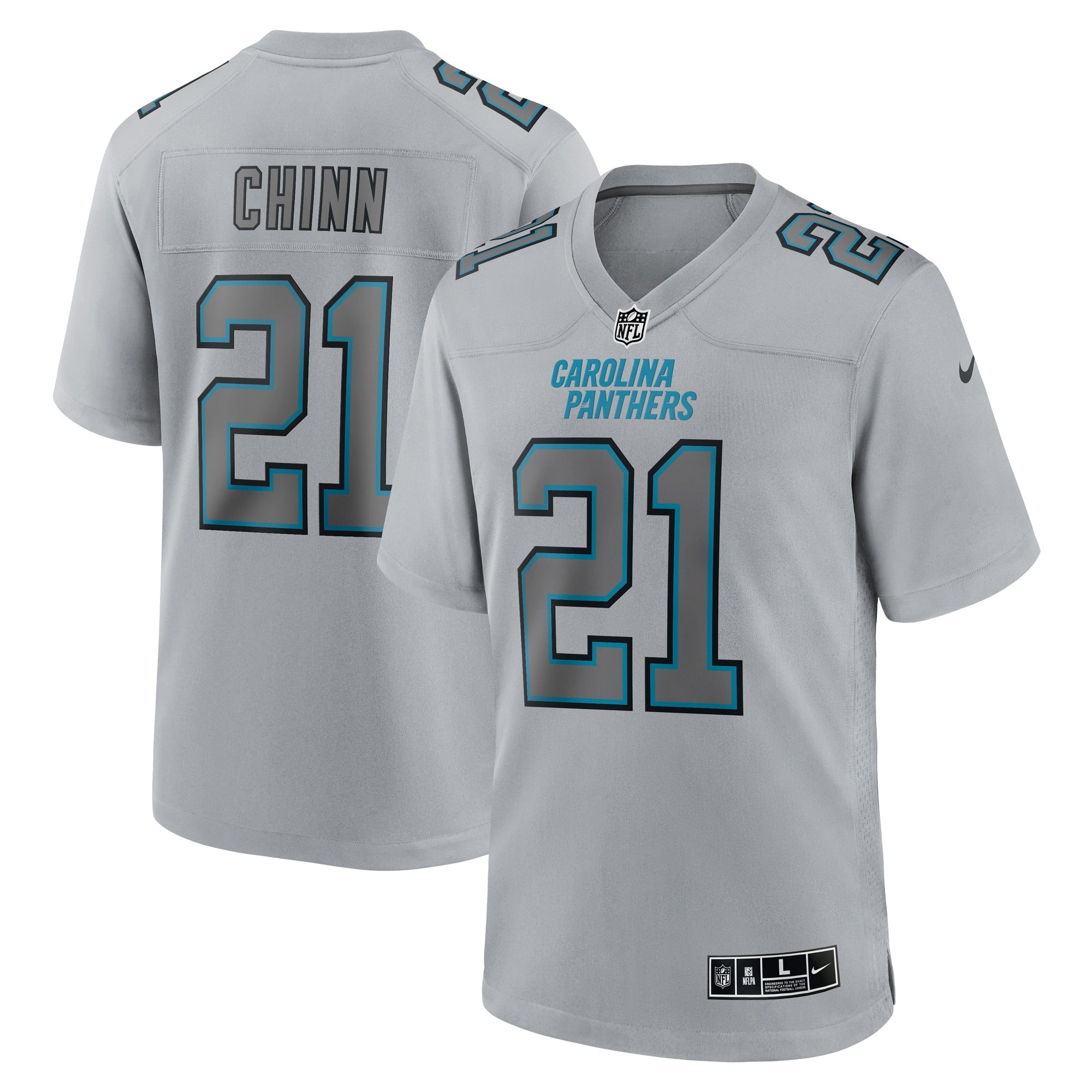 Jeremy Chinn Carolina Panthers Nike Atmosphere Fashion Game Jersey   Gray