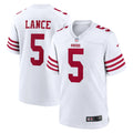 Trey Lance San Francisco 49ers Nike Player Game Jersey   White