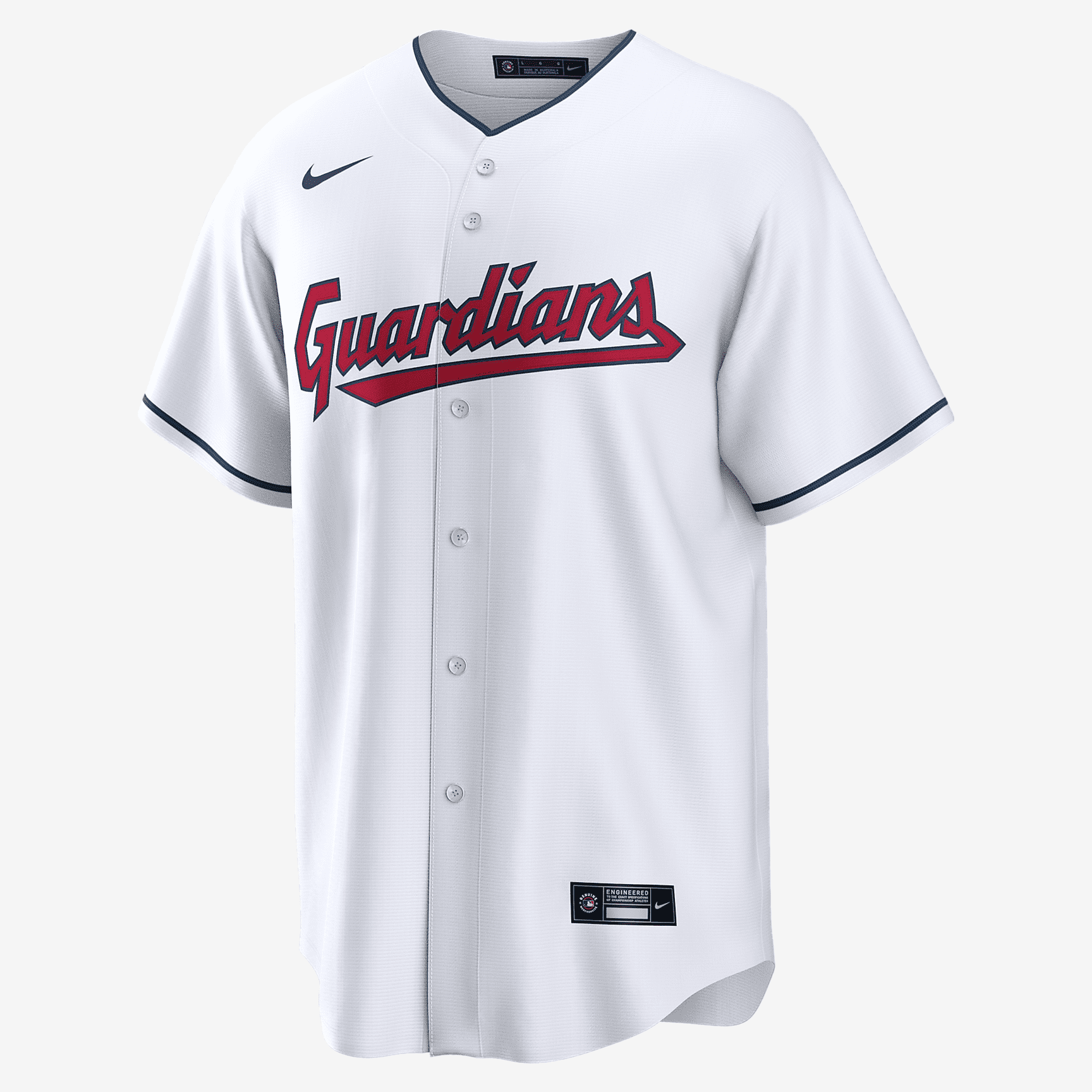 MLB Cleveland Guardians (Jose Ramirez) Men's Replica Baseball Jersey - White
