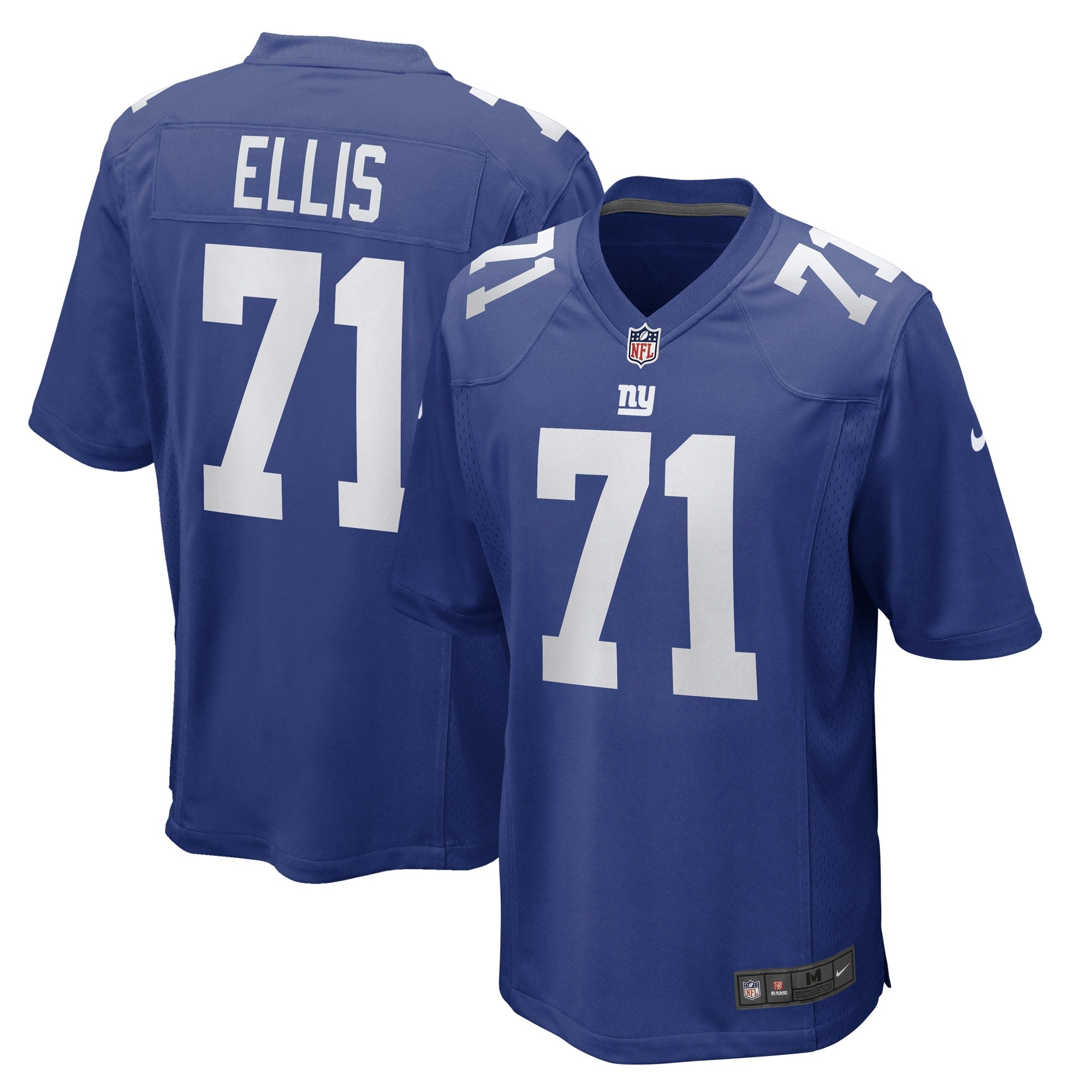 Justin Ellis New York Giants Nike Game Player Jersey Royal