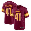 Jonathan Williams Washington Commanders Nike Game Jersey   Burgundy