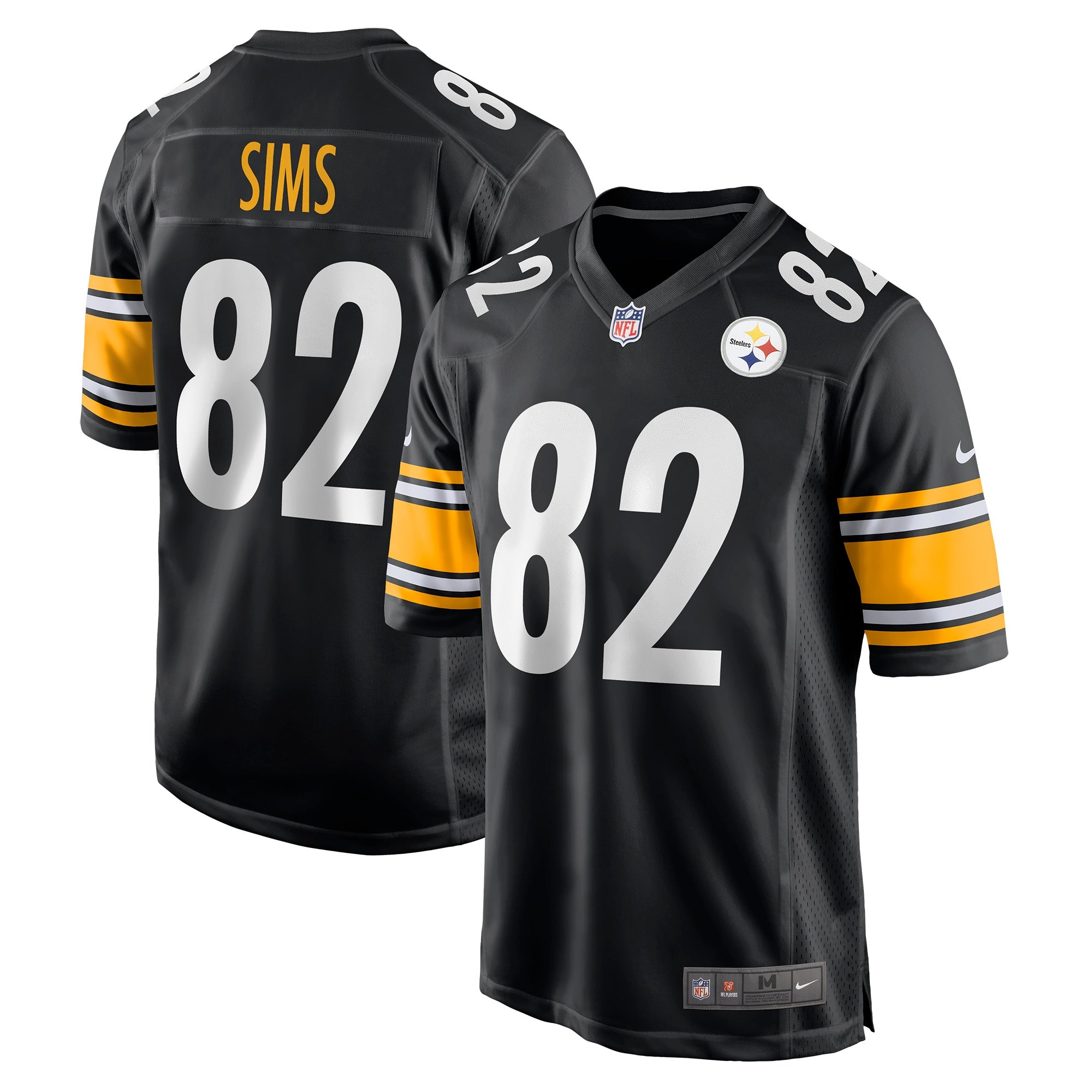Steven Sims Pittsburgh Steelers Nike Game Jersey   Black