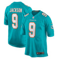 Men s Nike Calvin Jackson Aqua Miami Dolphins Home Game Player Jersey