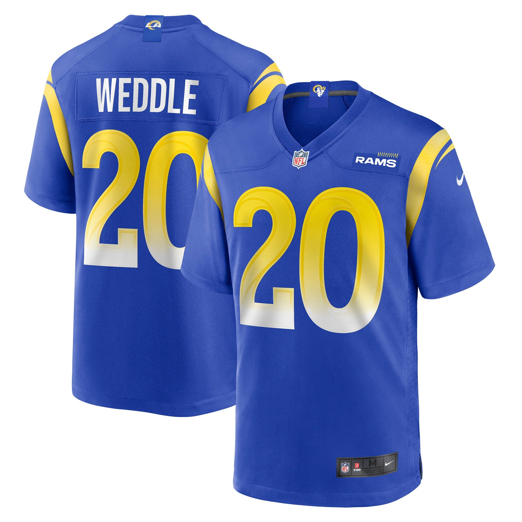 Eric Weddle Los Angeles Rams Nike Game Jersey   Royal
