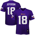 Justin Jefferson Minnesota Vikings Nike Youth Game Jersey   Purple