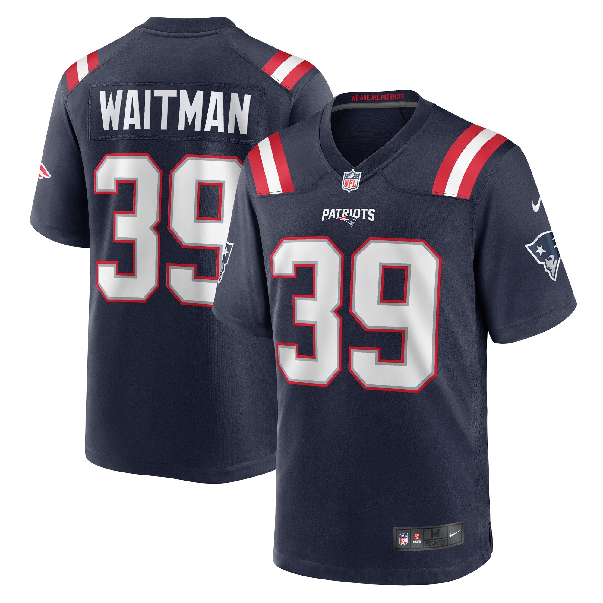 Corliss Waitman New England Patriots Nike Team Game Jersey    Navy