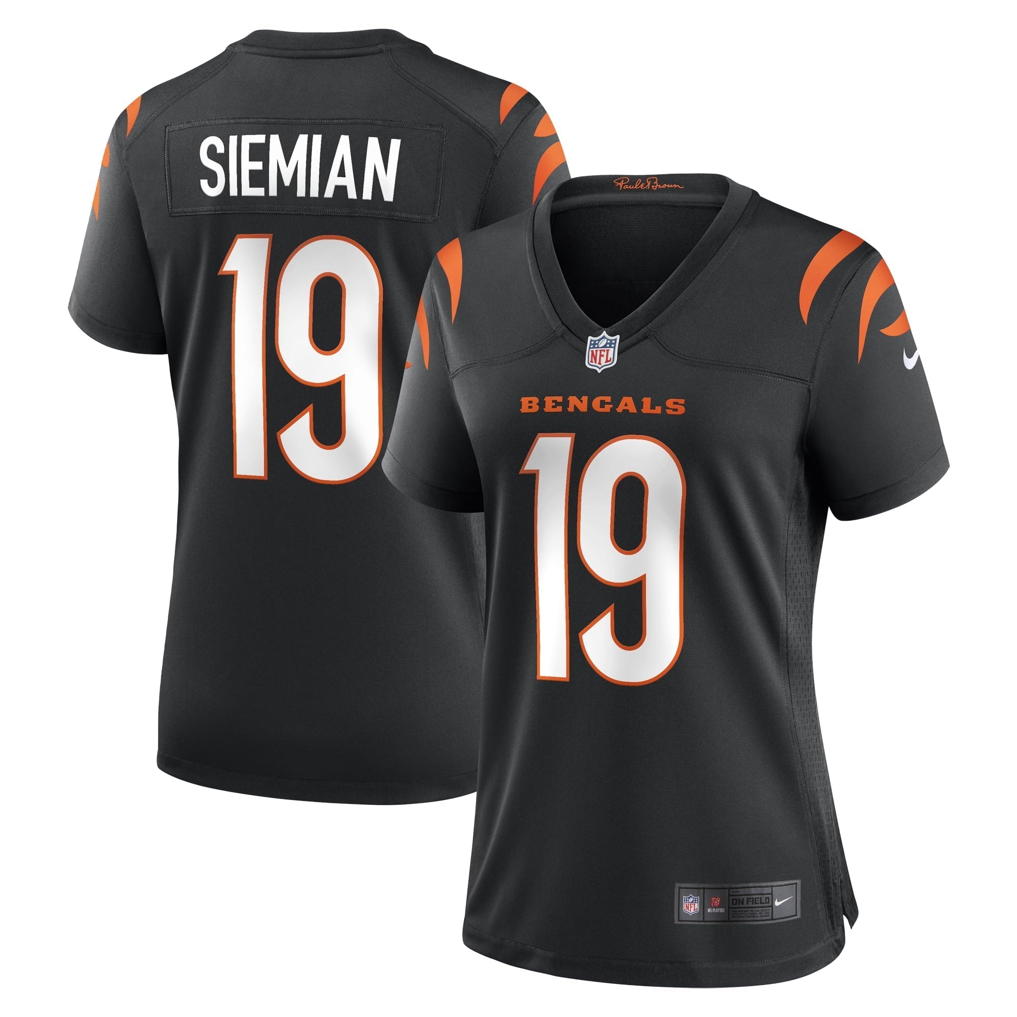 Women s Nike Trevor Siemian Black Cincinnati Bengals Team Game Jersey