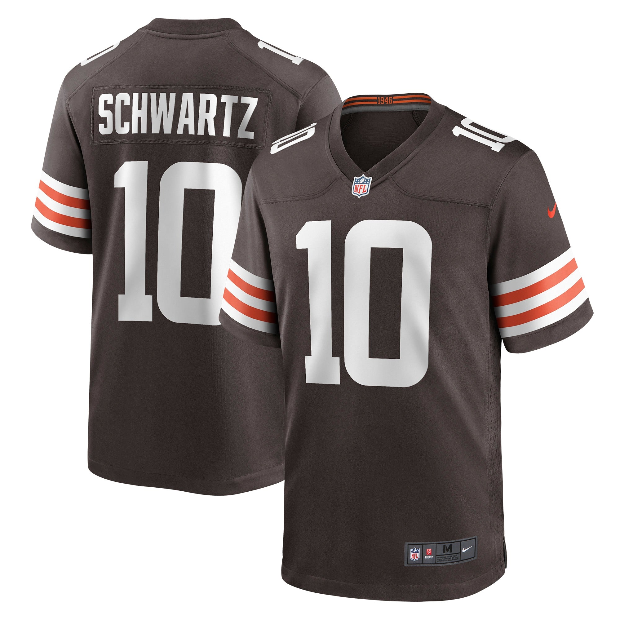 Anthony Schwartz Cleveland Browns Nike Game Jersey   Brown