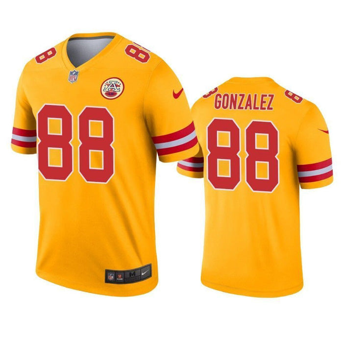 Youth Kansas City Chiefs Tony Gonzalez Inverted Legend Jersey   Gold