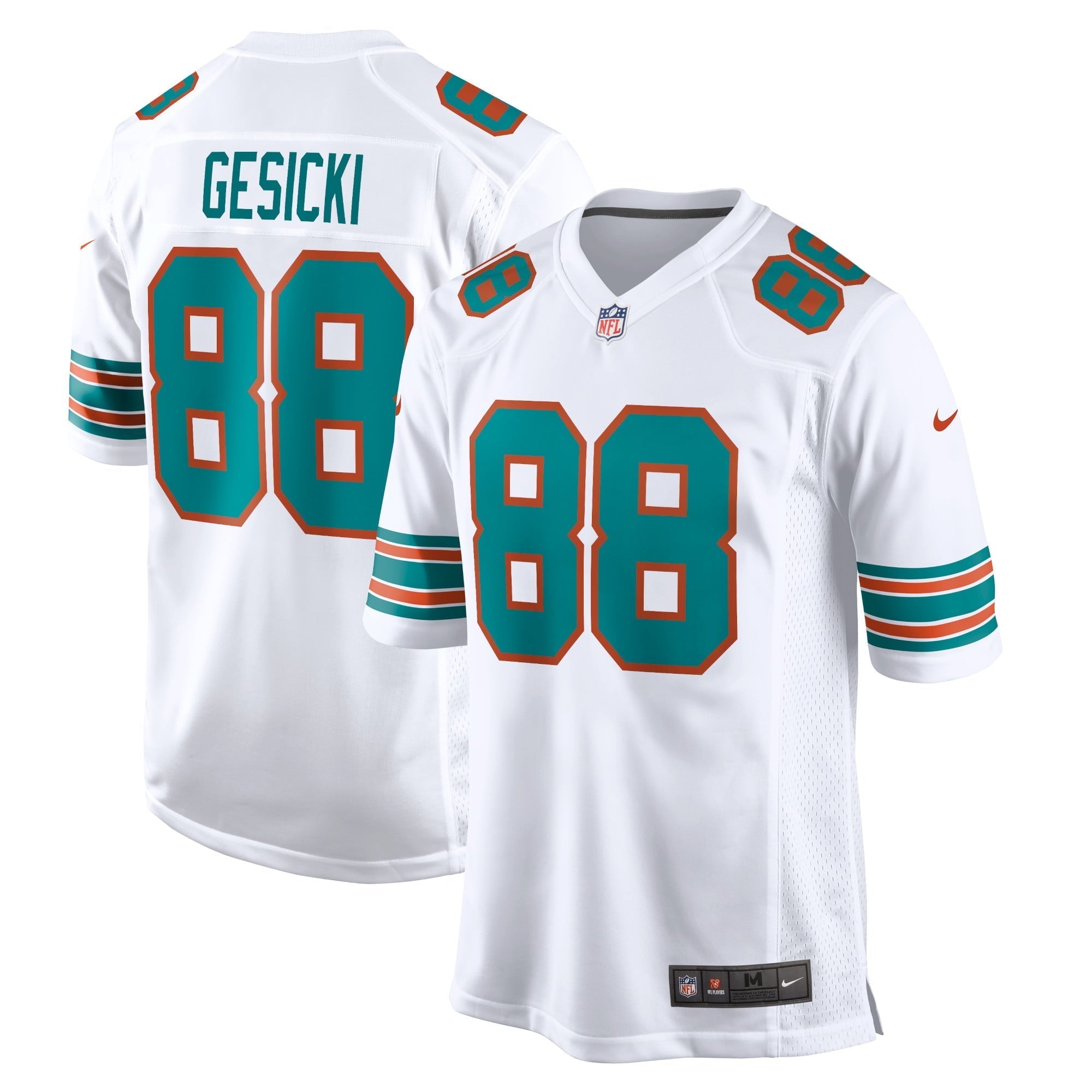 Men s Nike Mike Gesicki White Miami Dolphins Alternate Game Jersey
