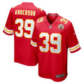 Men s Nike Zayne Anderson Red Kansas City Chiefs Player Game Jersey