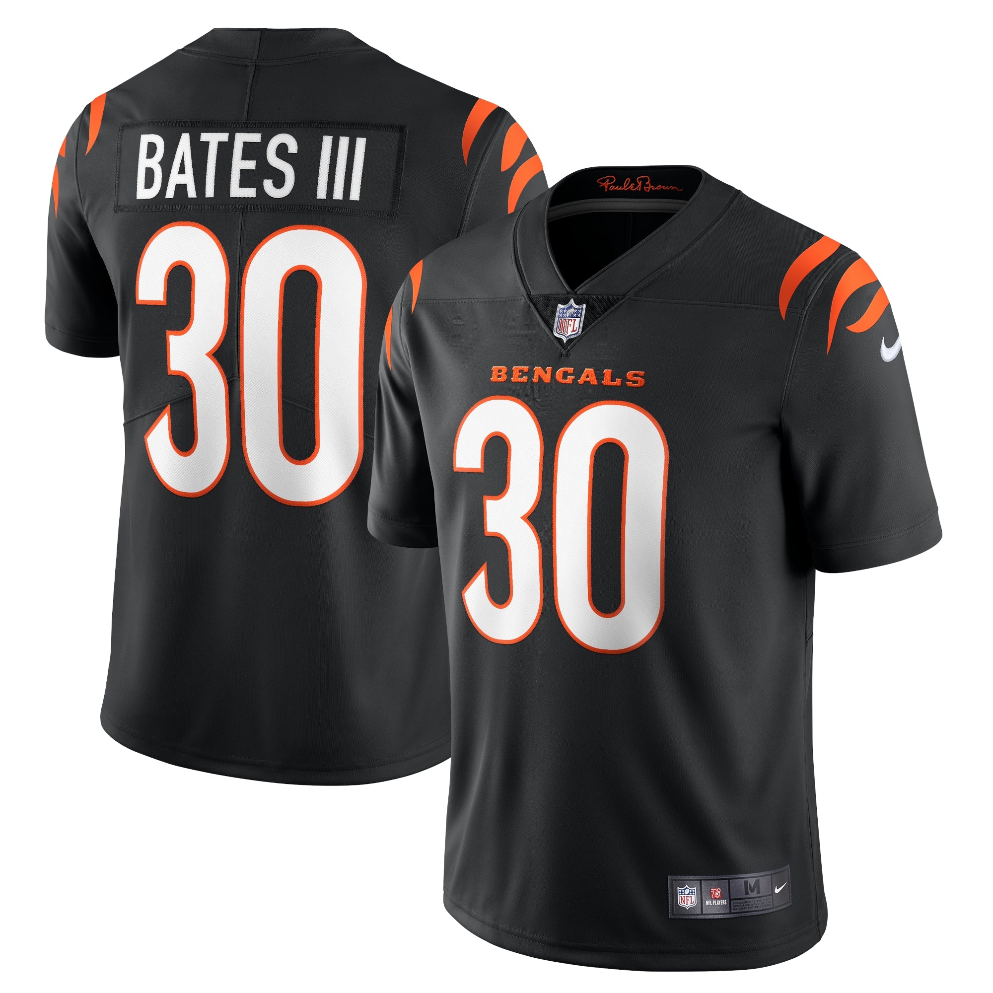 Jessie Bates III Cincinnati Bengals Nike Vapor Limited Jersey   Black