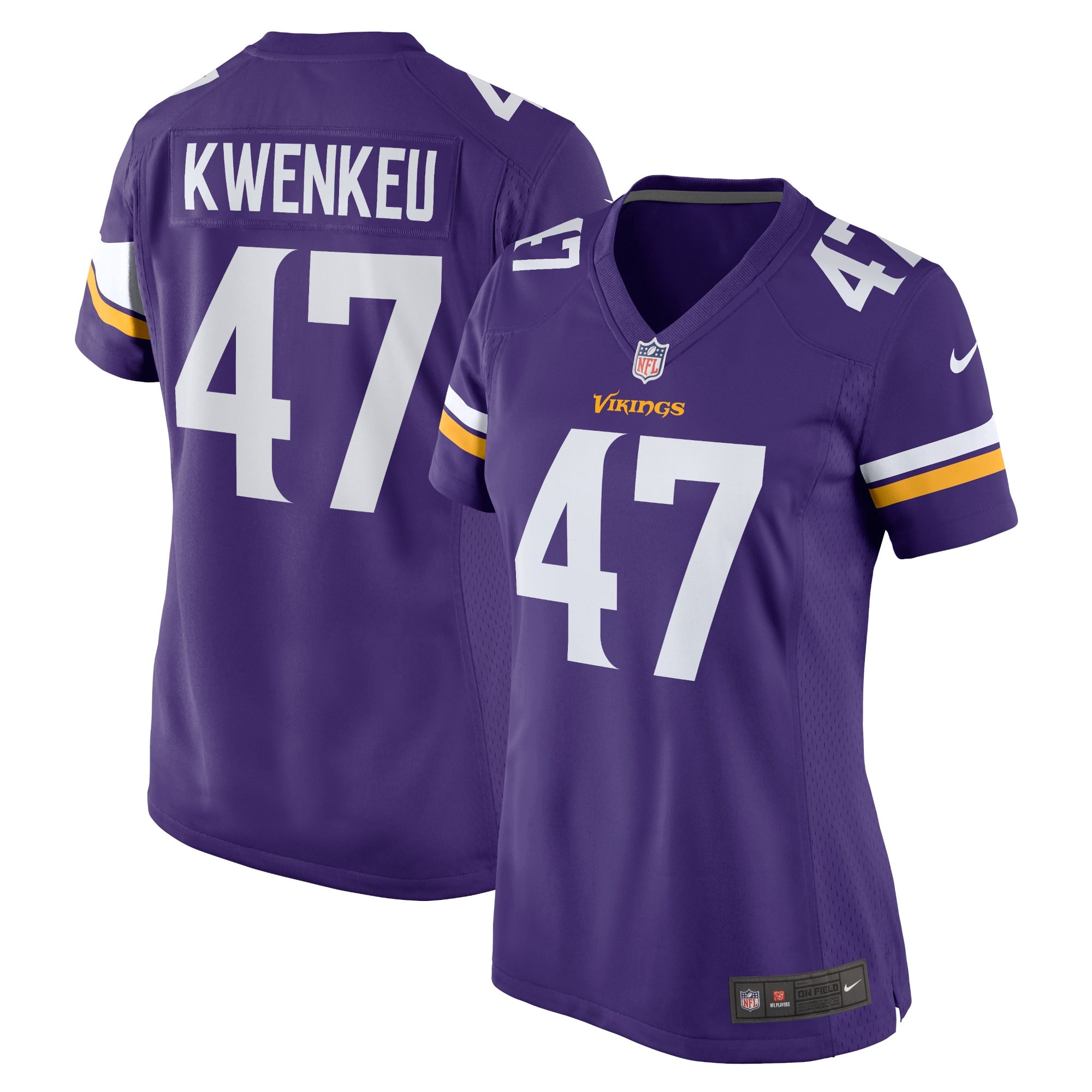 William Kwenkeu Minnesota Vikings Nike Women s Home Game Player Jersey   Purple