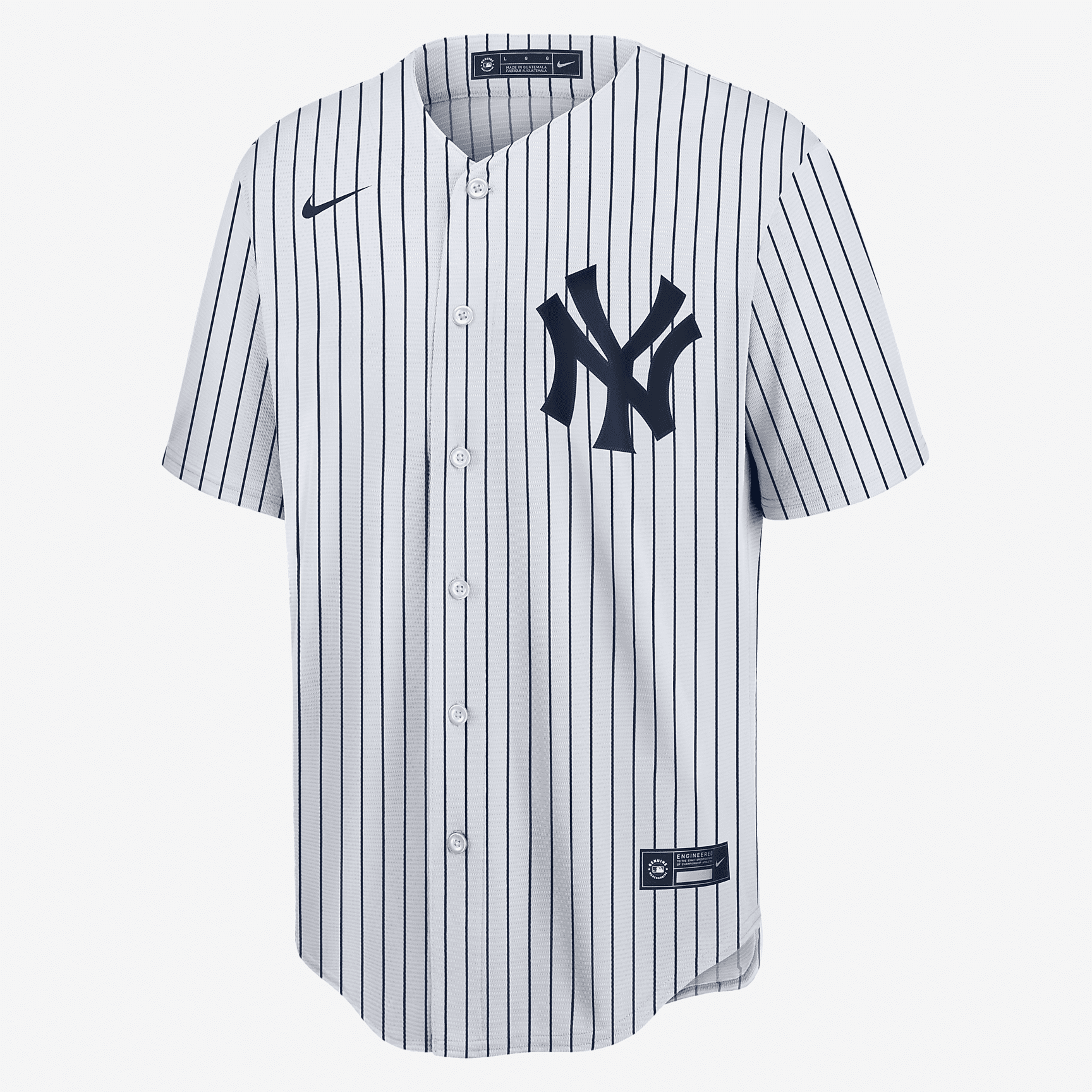 MLB New York Yankees (Blank) Men's Replica Baseball Jersey - White