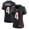 Taylor Heinicke Atlanta Falcons Nike Women s Game Player Jersey   Black