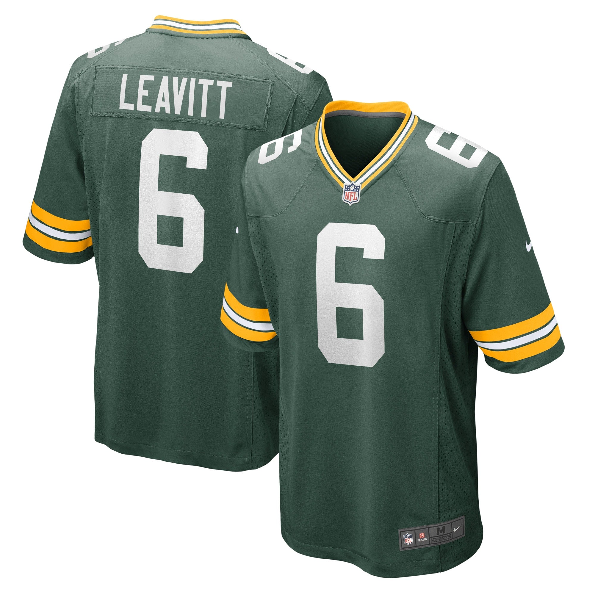 Dallin Leavitt Green Bay Packers Nike Game Player Jersey   Green