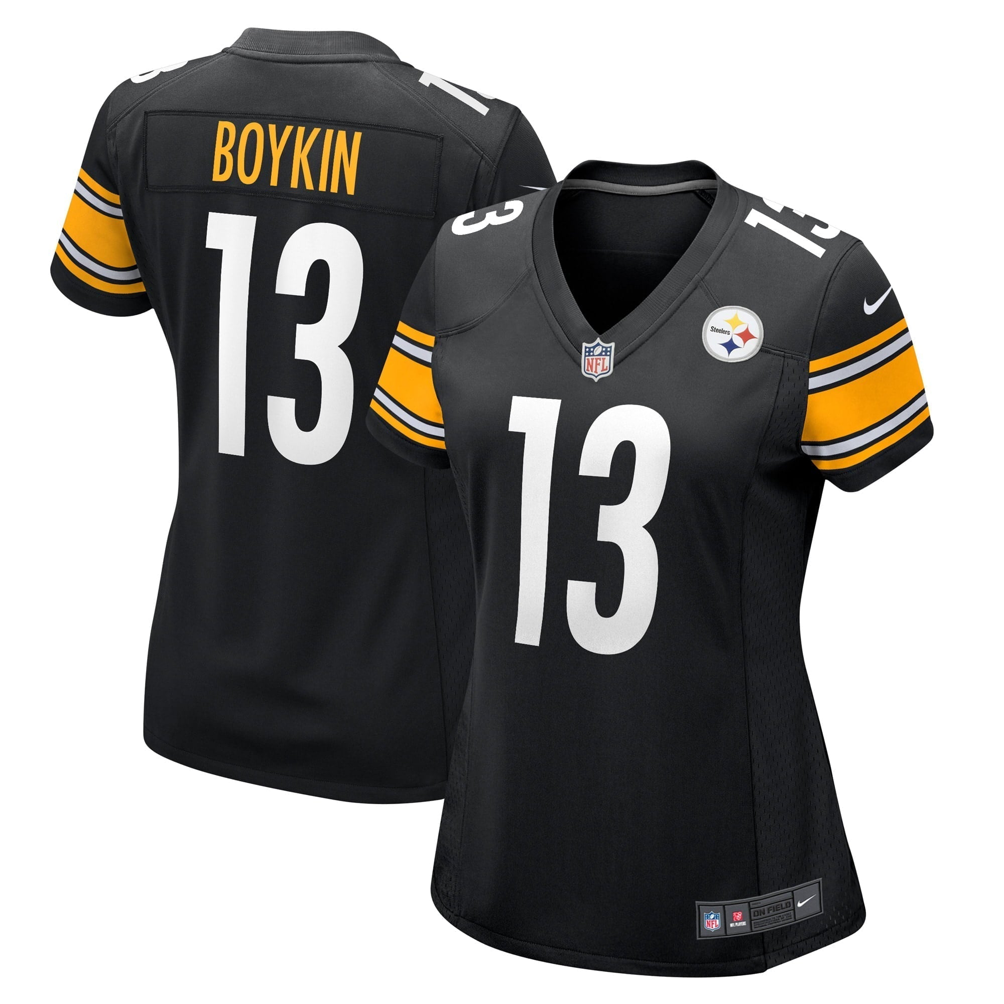 Women s Nike Miles Boykin Black Pittsburgh Steelers Game Player Jersey