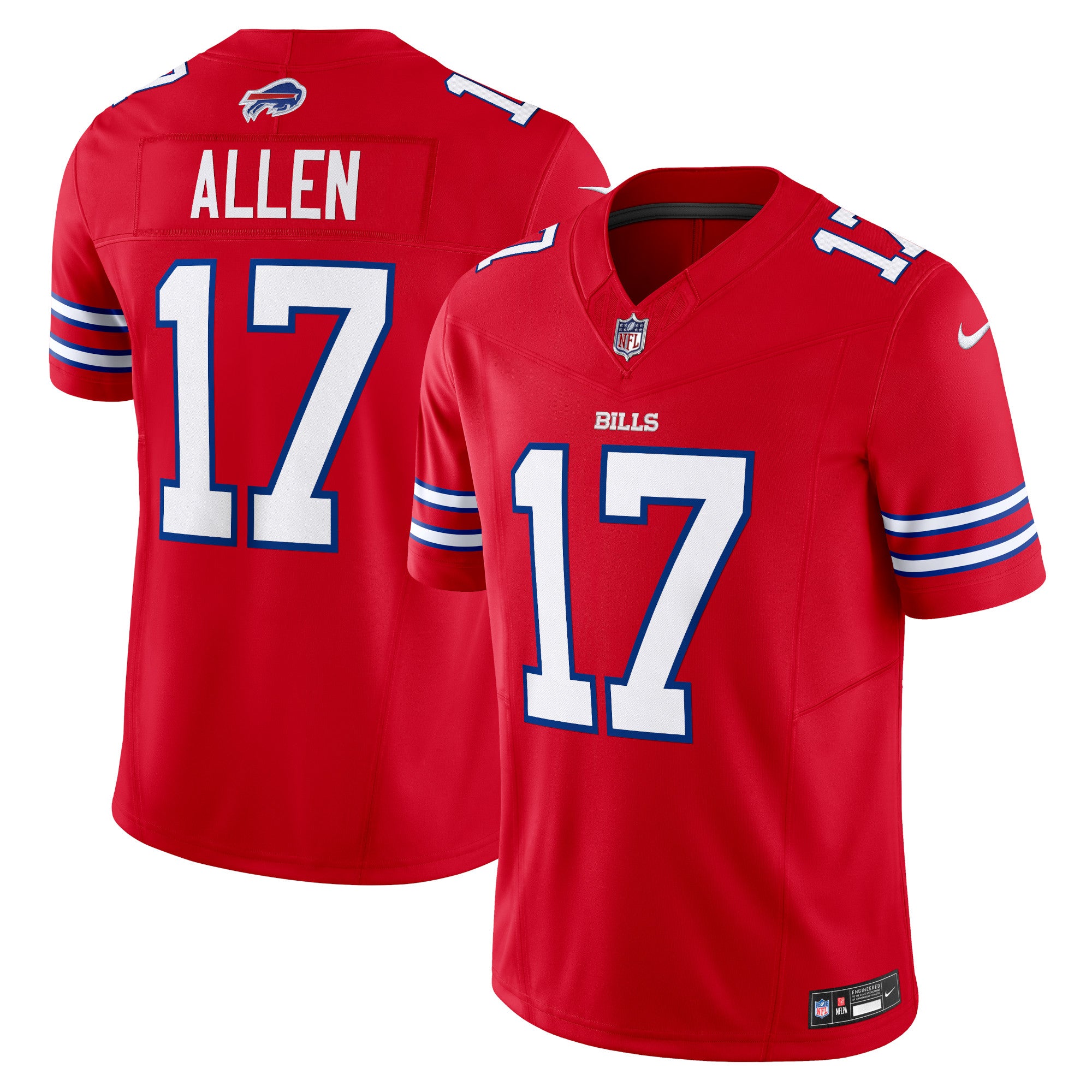 Josh Allen Buffalo Bills Nike Vapor F.U.S.E. Limited Jersey   Red