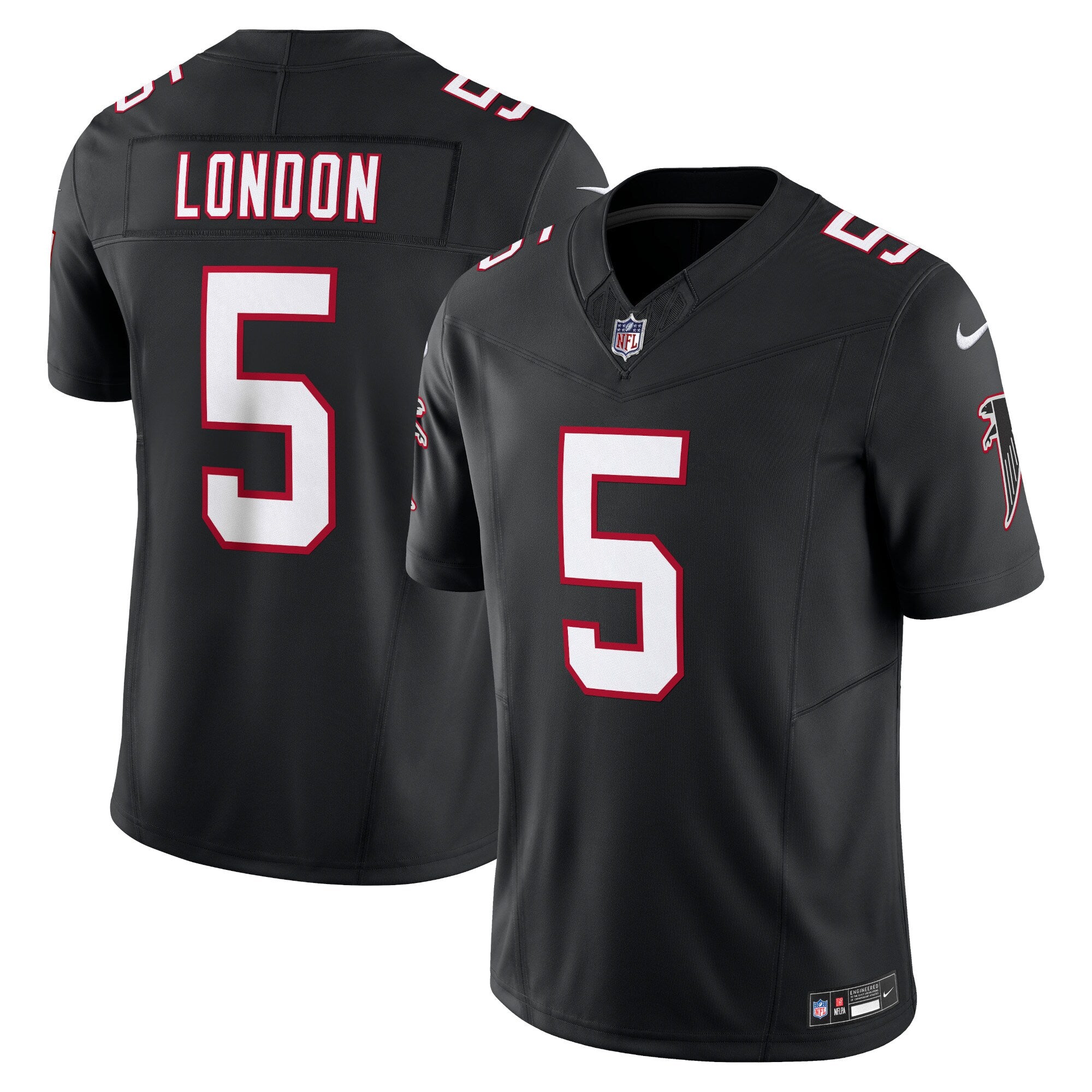Drake London Atlanta Falcons Nike Vapor F.U.S.E. Limited Jersey   Black