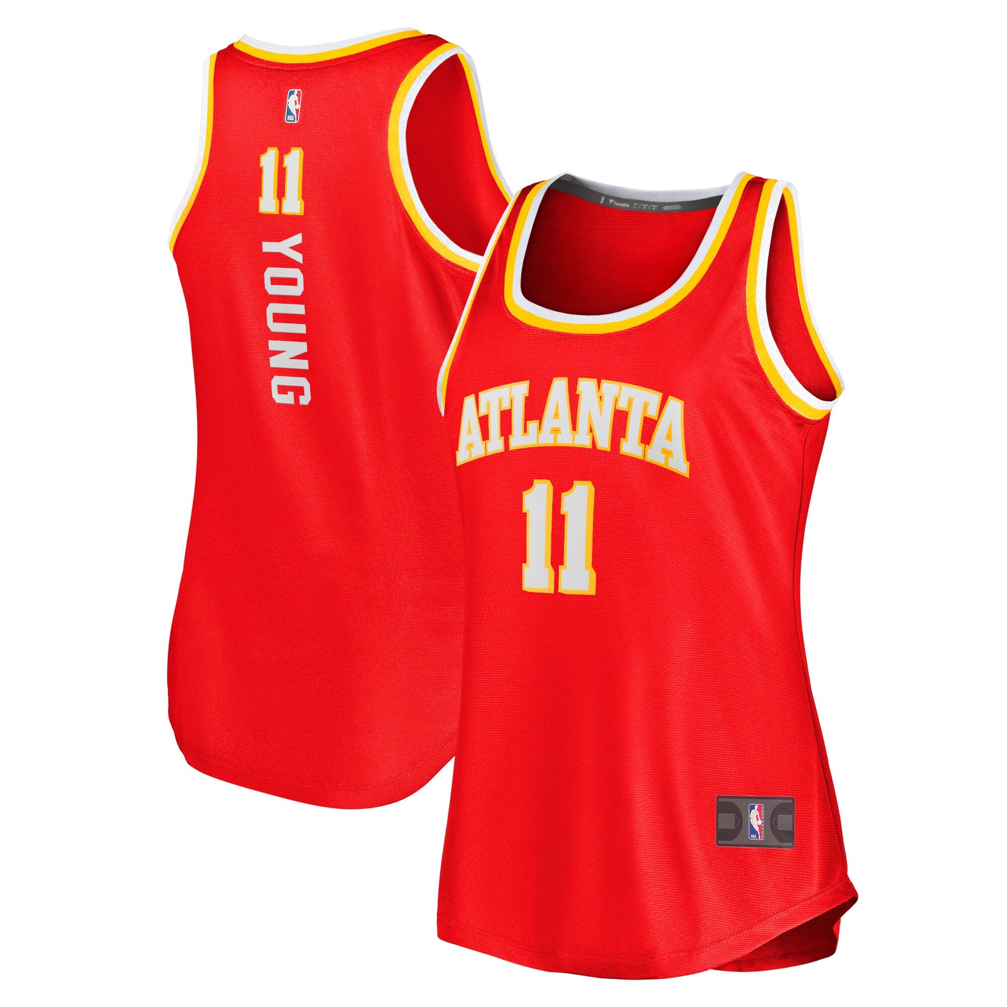 Trae Young Atlanta Hawks, NBA Jerseys Fanatics Branded Women's 2020/21 Fast Break Tank Jersey - Icon Edition - Red