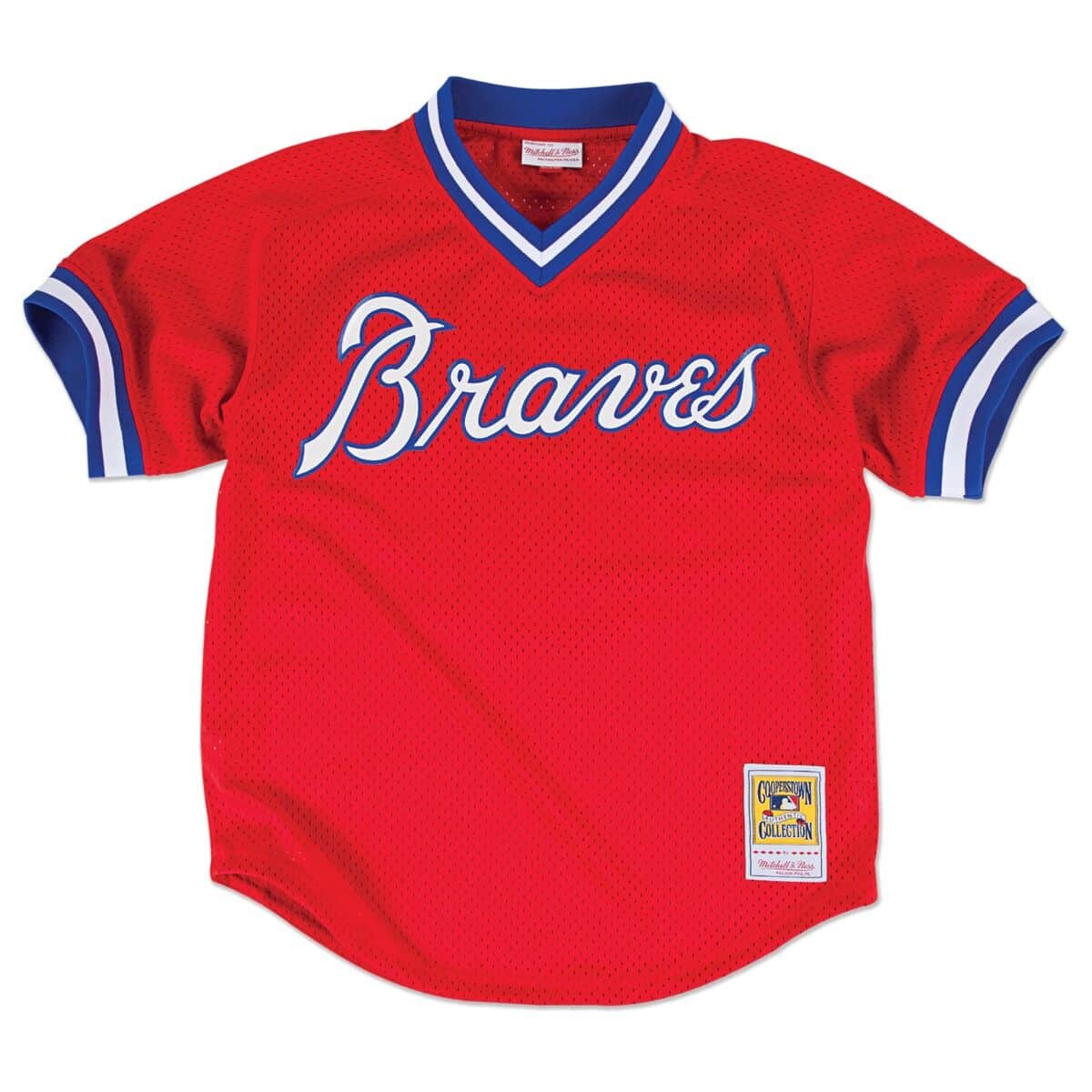 Authentic Mesh BP Jersey Atlanta Braves 1980 Dale Murphy