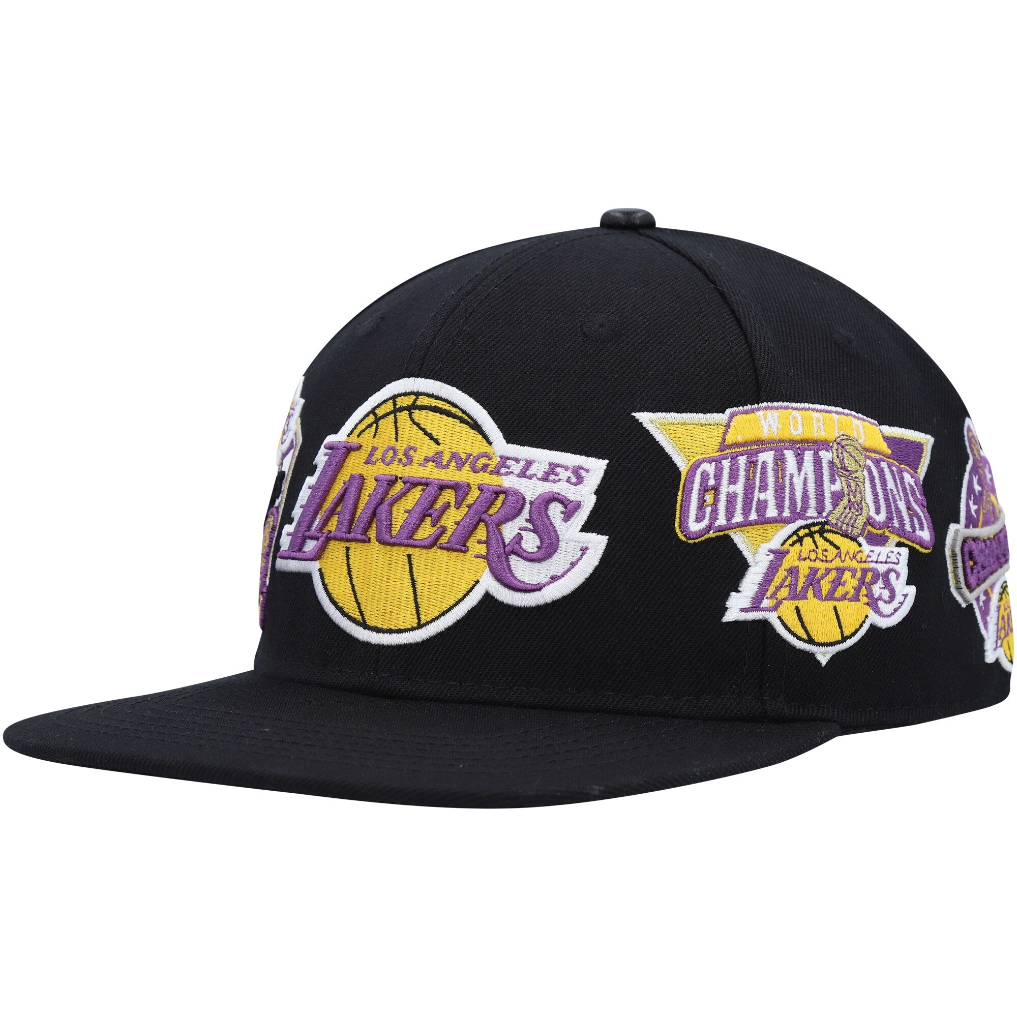 Los Angeles Lakers Championship Capsule Snapback Hat - Black